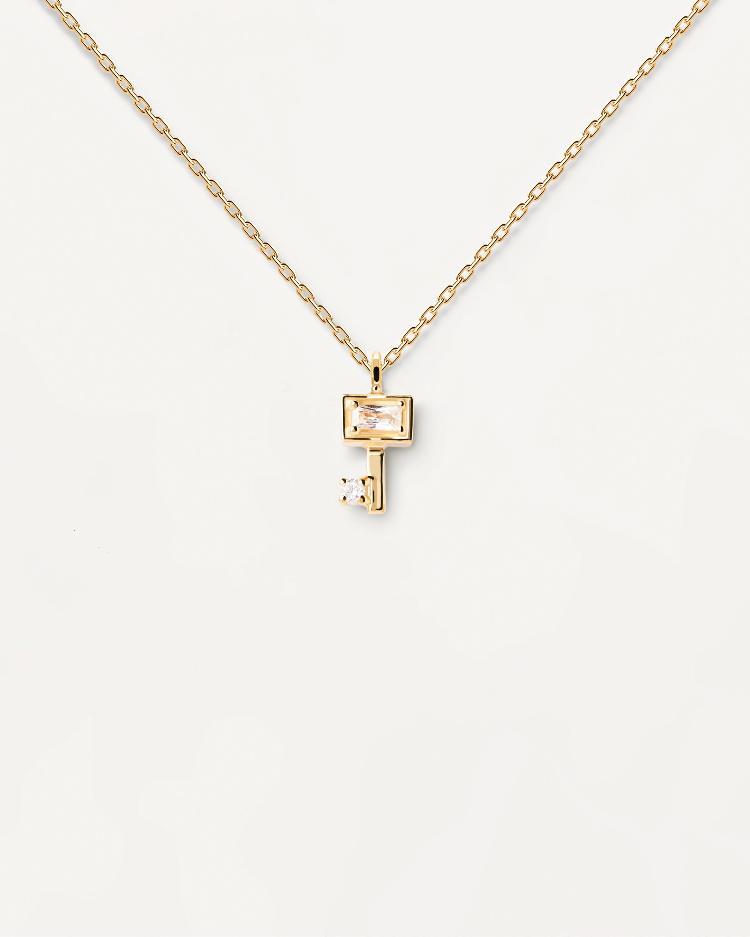 Elegant 14K Gold Key Necklace for Women - Perfect Gift for Birthday, Anniversary & Valentine's Day | Dainty Layering Jewelry for Everyday Wear