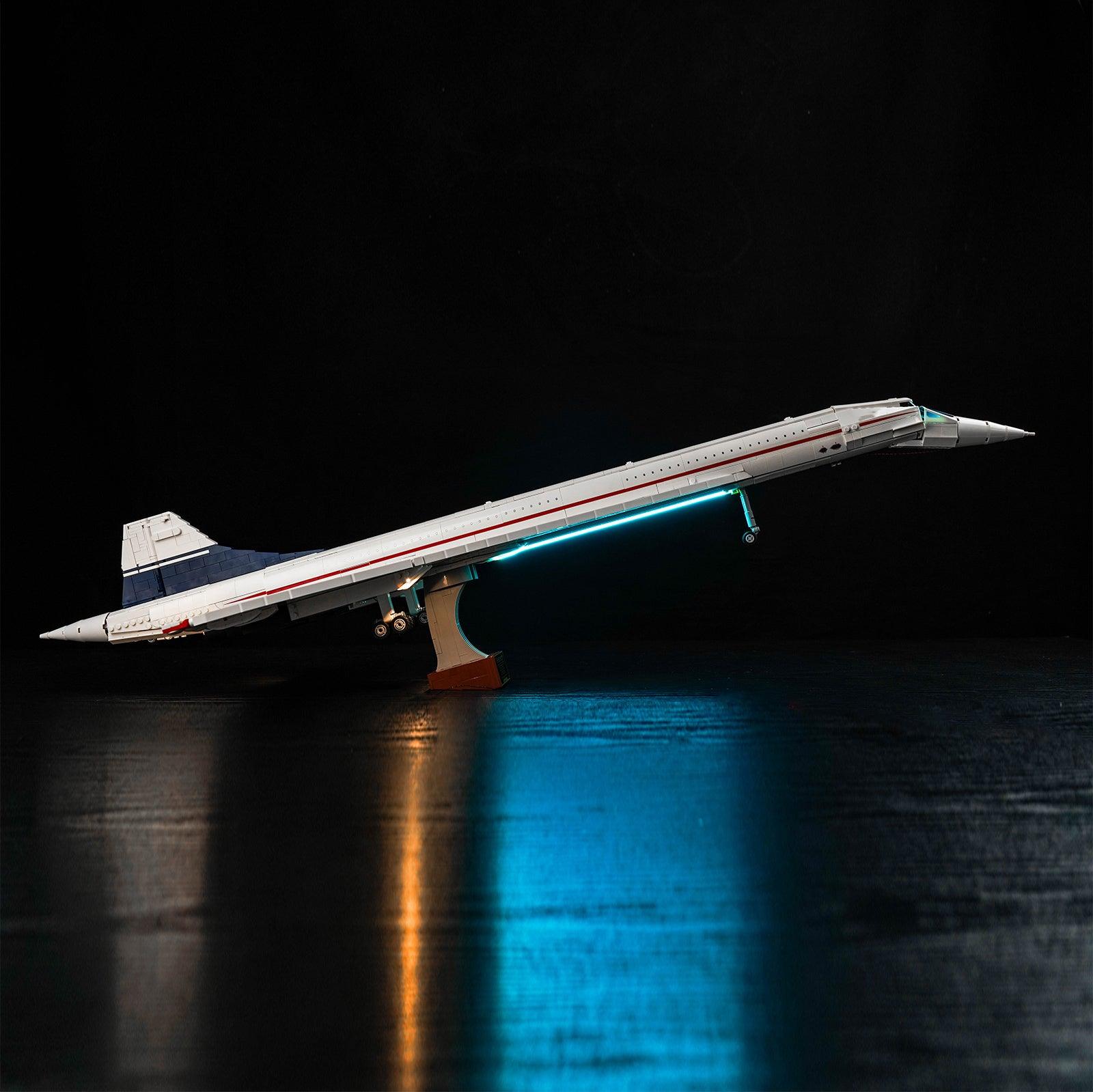 LED Lights Kit for Lego Concorde Icons 10318 - Enhance Your Model with Realistic Lighting Effects | Perfect for Display & Nighttime Play