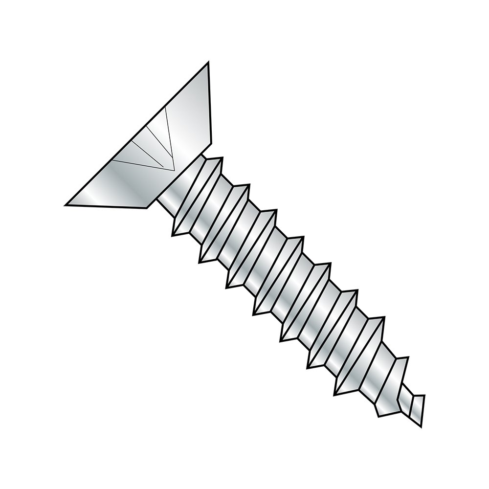 #6-20 Steel Sheet Metal Screws, Zinc Plated (100 Pack) - for DIY & Furniture Assembly