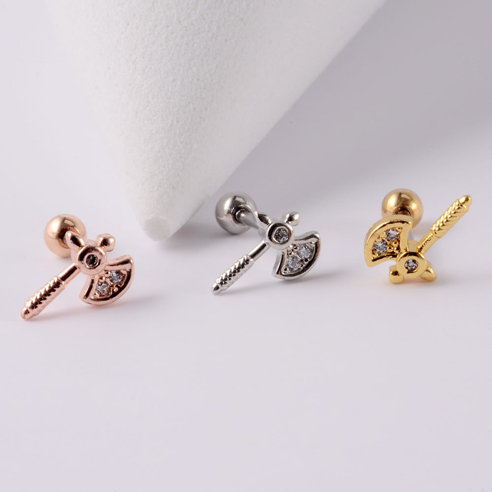 20G Cartilage Swallow Barbell Stud Piercing - Surgical Steel Body Jewelry for Tragus, Helix & Daith | Hypoallergenic, Comfort Fit for Everyday Wear & Special Occasions