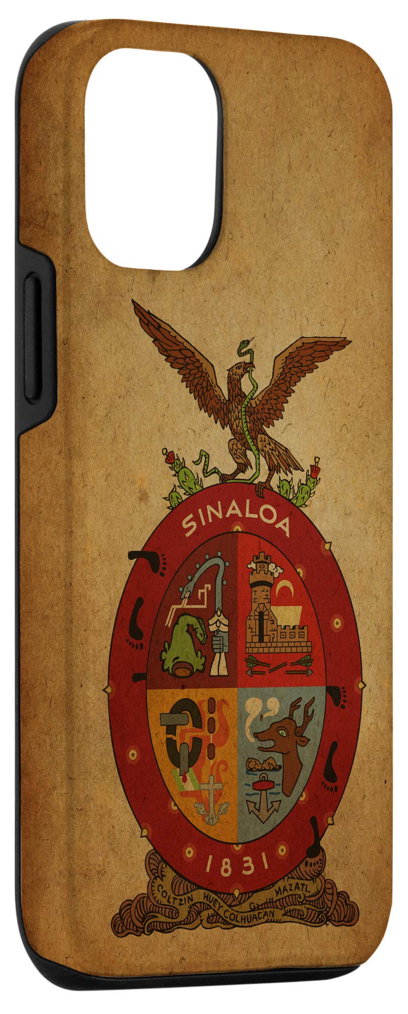 iPhone 12/12 Pro Case with Sinaloa Flag & Distressed Design - Show Your Sinaloense Pride - Perfect for Travel, Gifts & Cultural Events