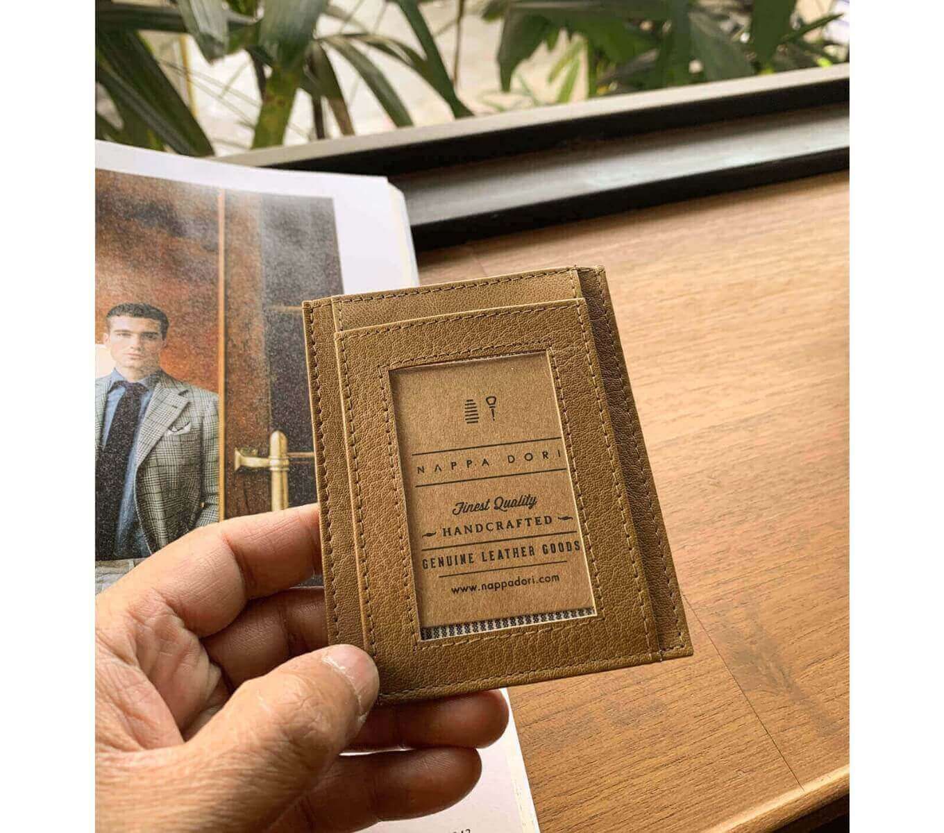 Classic Leather Card Holder Wallet - Slim RFID Blocking Credit Card Case for Men & Women | Perfect for Travel, Business & Everyday Use