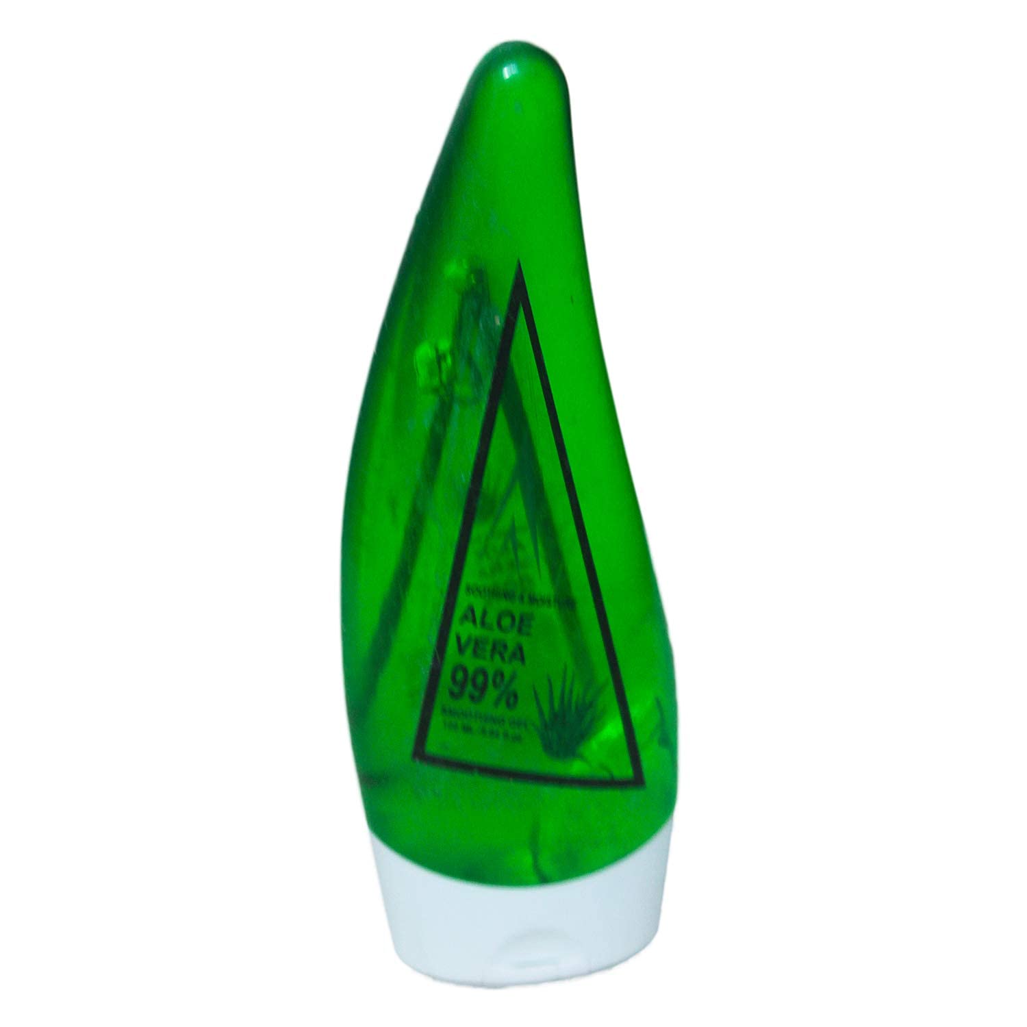 99% Pure Aloe Vera Gel by Zhunmun - Soothing Skin & Hair Moisturizer for Sunburn, Dry Scalp & After Shave (130ml Tube) | Natural Hydration for Face, Body & Hair Care