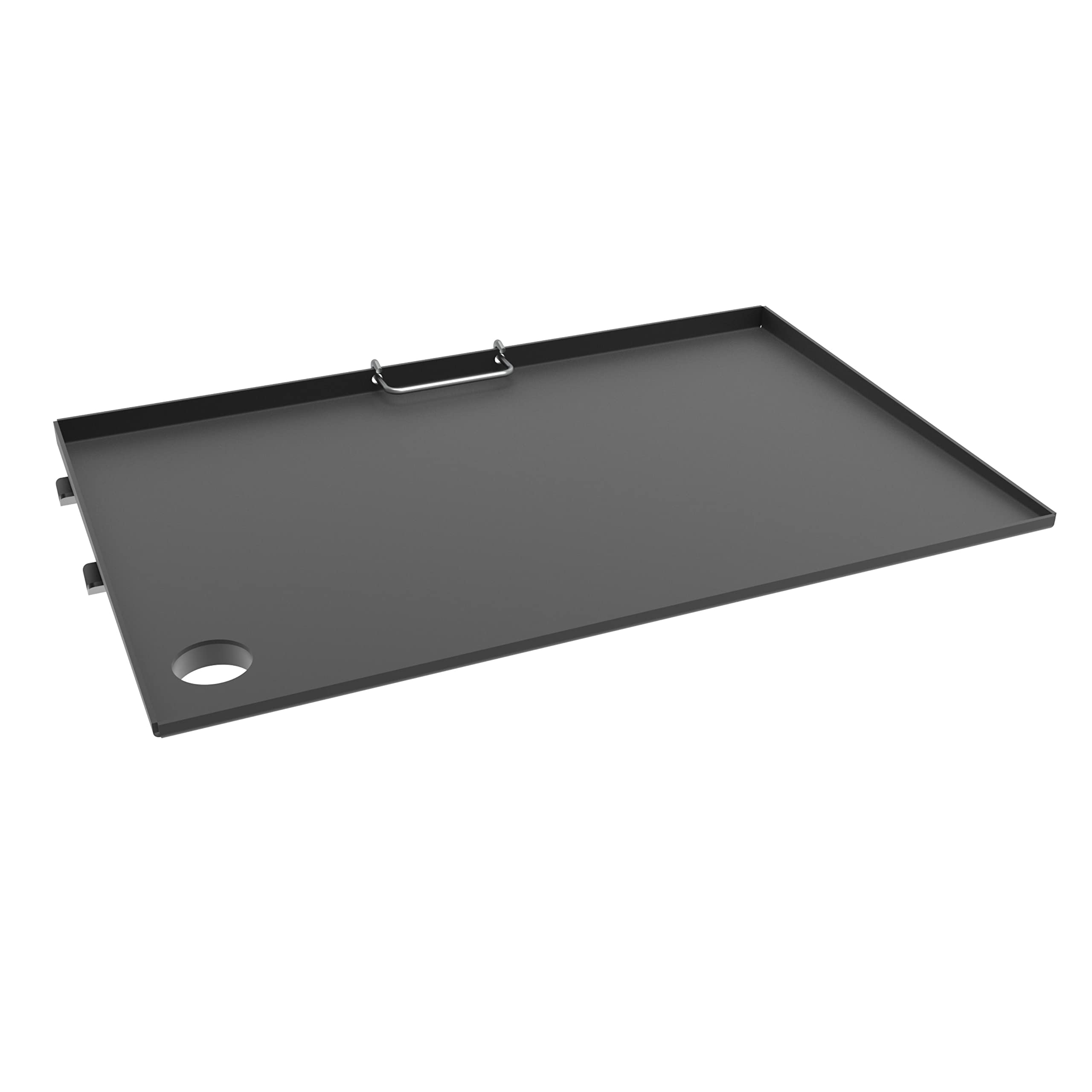 Masterbuilt Gravity Series 1050 Digital Charcoal Grill & Smoker - Black Steel Flat-Top Griddle Accessory (435 sq in, Model MB20181622) | Perfect for Backyard BBQs, Tailgating & Outdoor Cooking