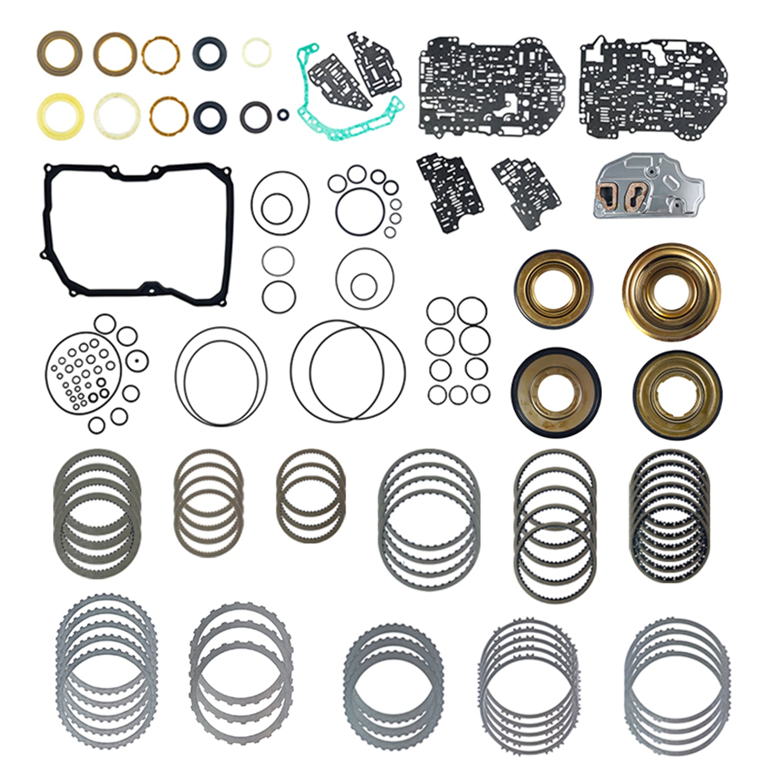 VW Audi 09G Transmission Master Rebuild Kit - Gasket & Clutch Set for 6-Speed Automatic TF60SN - Perfect for Transmission Repair & Maintenance