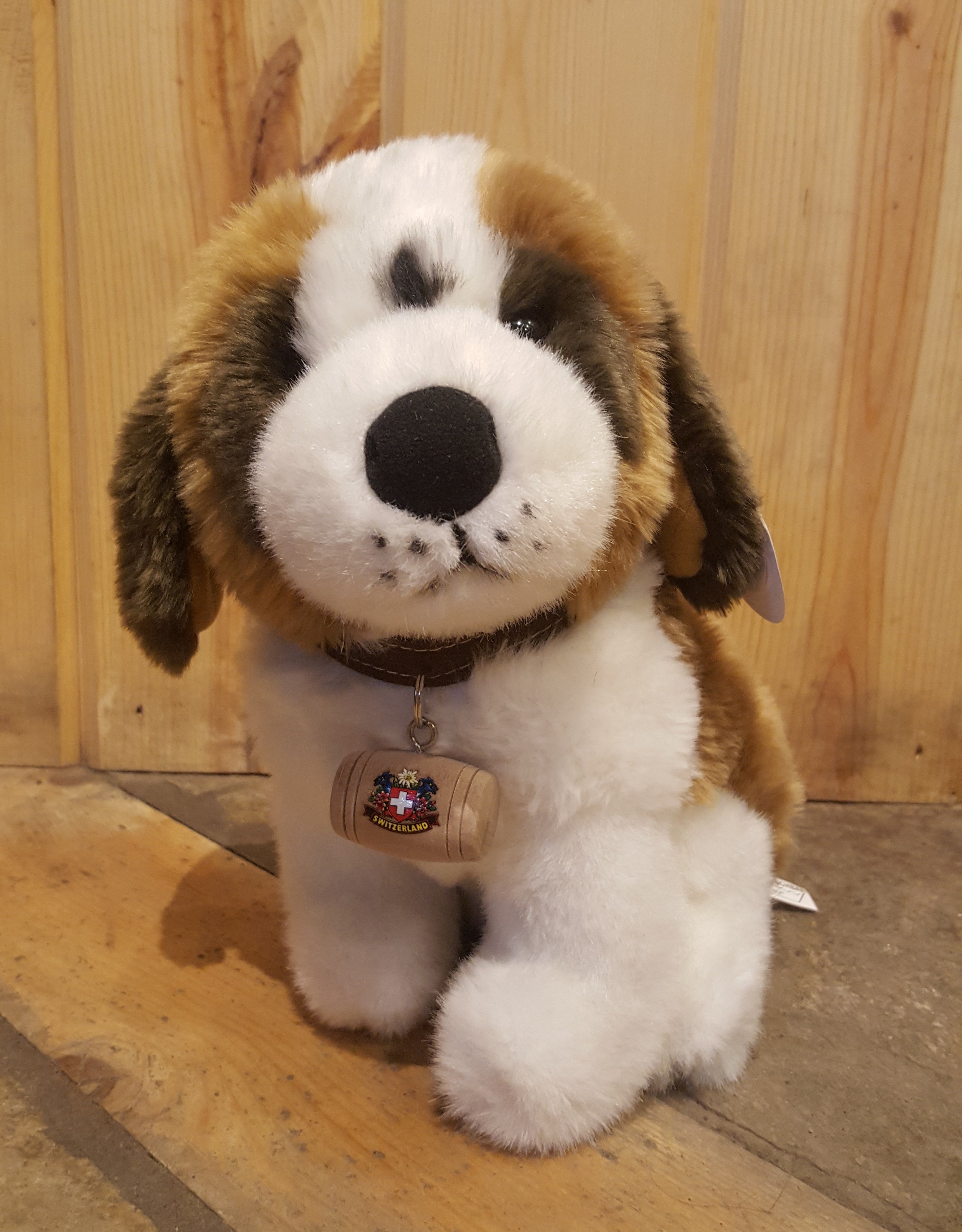Adorable St. Bernard Plush Toy - Soft & Cuddly Small Dog Stuffed Animal for Kids, Gift & Nursery Decor | Perfect for Cuddling, Gifts & Themed Bedrooms