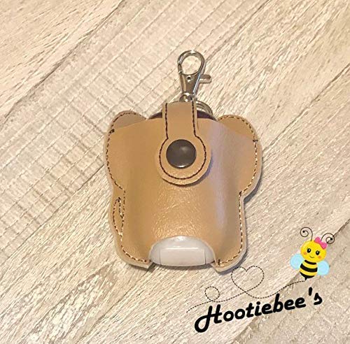 Pet Hand Sanitizer Holder & Lip Balm Case - Cute Dog-Shaped Clip for Purse, Backpack, or Keychain - Perfect for Puppy Lovers, Travel, School, and Outdoor Activities