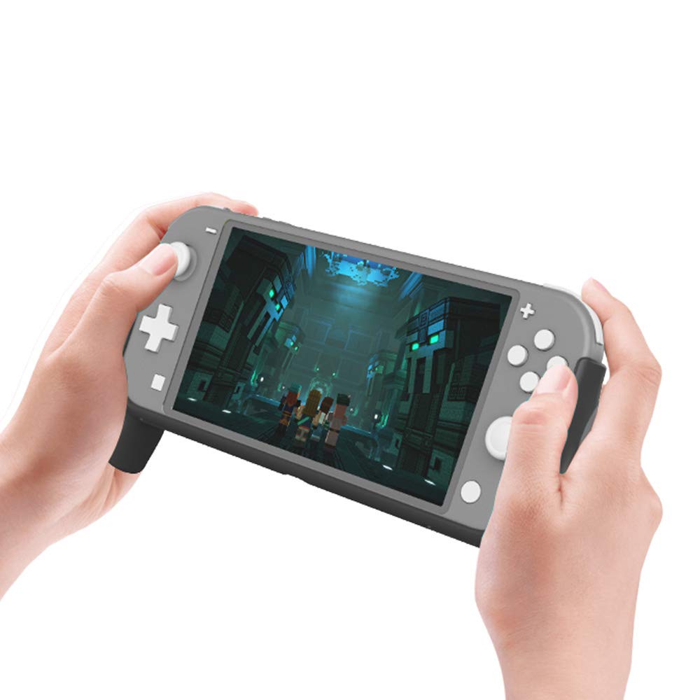 Ergonomic Grip Case for Nintendo Switch Lite - Comfortable Hand Grips & Protective Cover - Compatible with Nintendo Switch Lite Accessories (Black) - Perfect for Gaming, Travel & Long Play Sessions