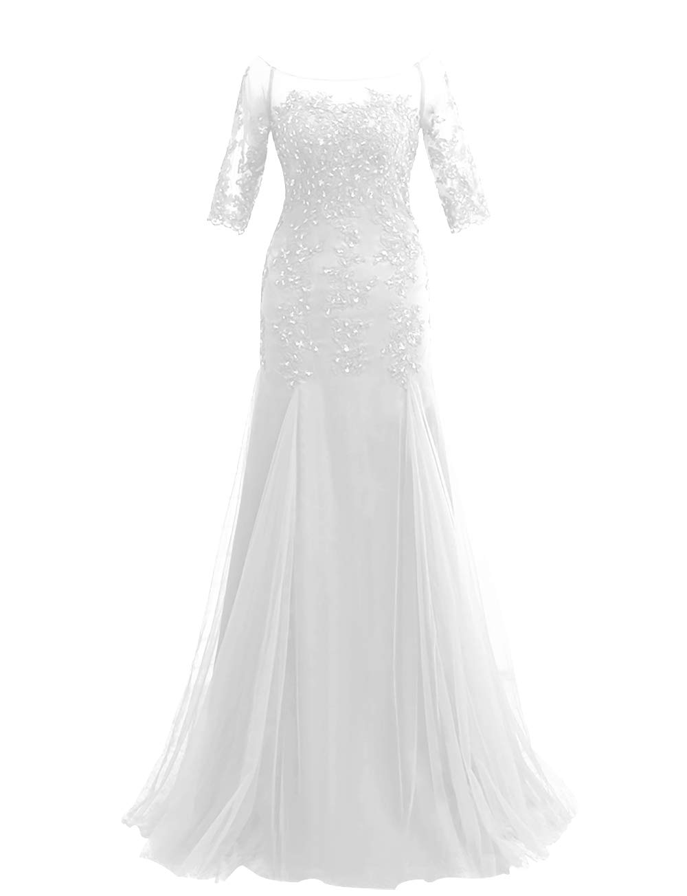 Elegant Long Sleeve Lace Mother of The Bride Dresses - Formal Evening Gowns for Wedding Guest, Special Occasions & Black Tie Events