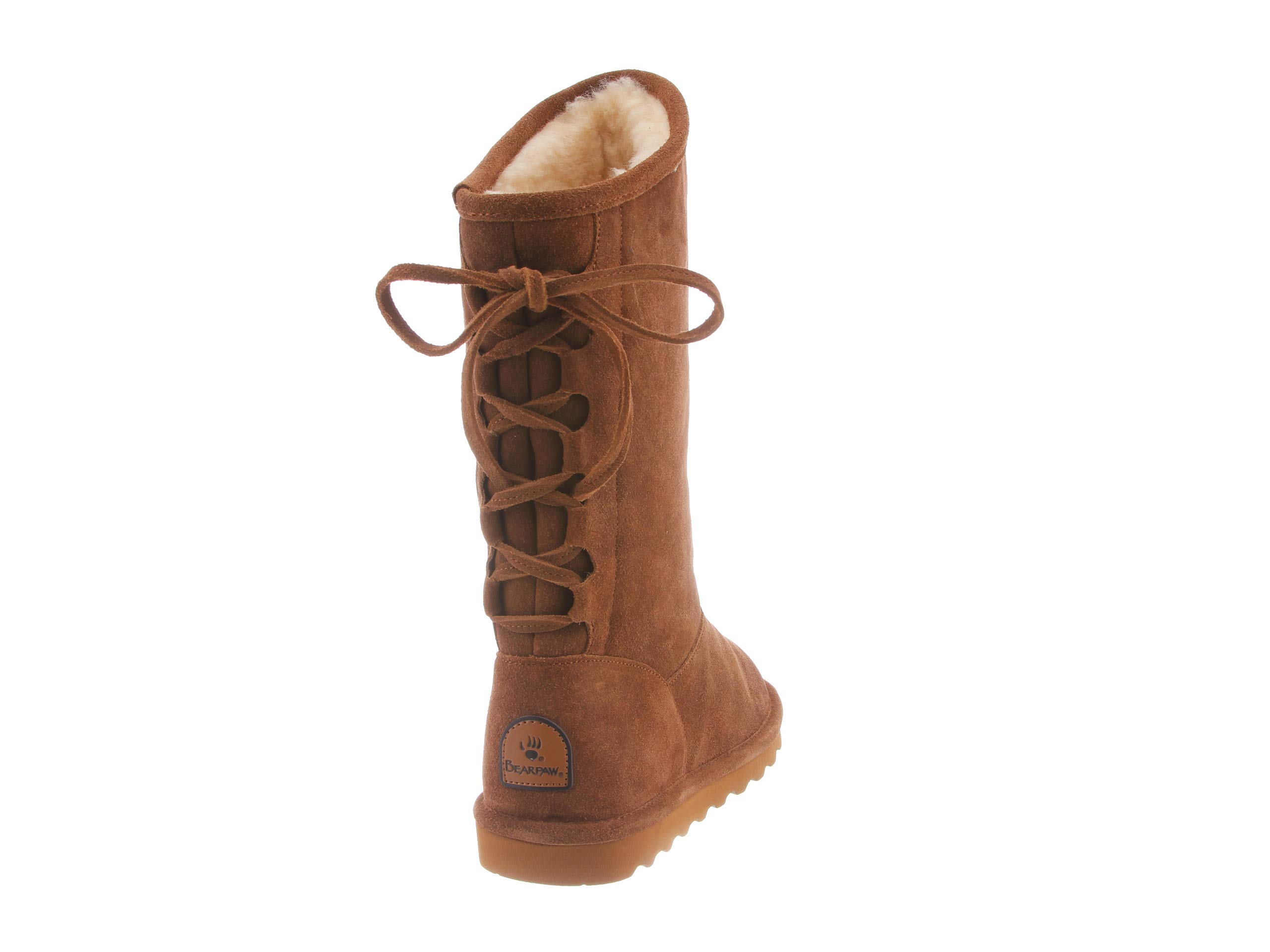 BEARPAW Women's Phylly Slip-On Winter Boots - Classic Suede Ankle Boots in Multiple Colors | Warm & Comfortable Snow Boots for Casual Outings, Winter Walks & Outdoor Activities