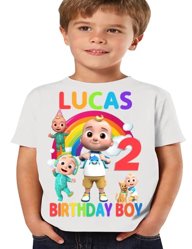 Custom Personalized Birthday Shirt for Boys - Add Name & Age - Family Matching Birthday Shirts - All Sizes Available - Perfect for Birthday Parties, Family Photos & Special Celebrations