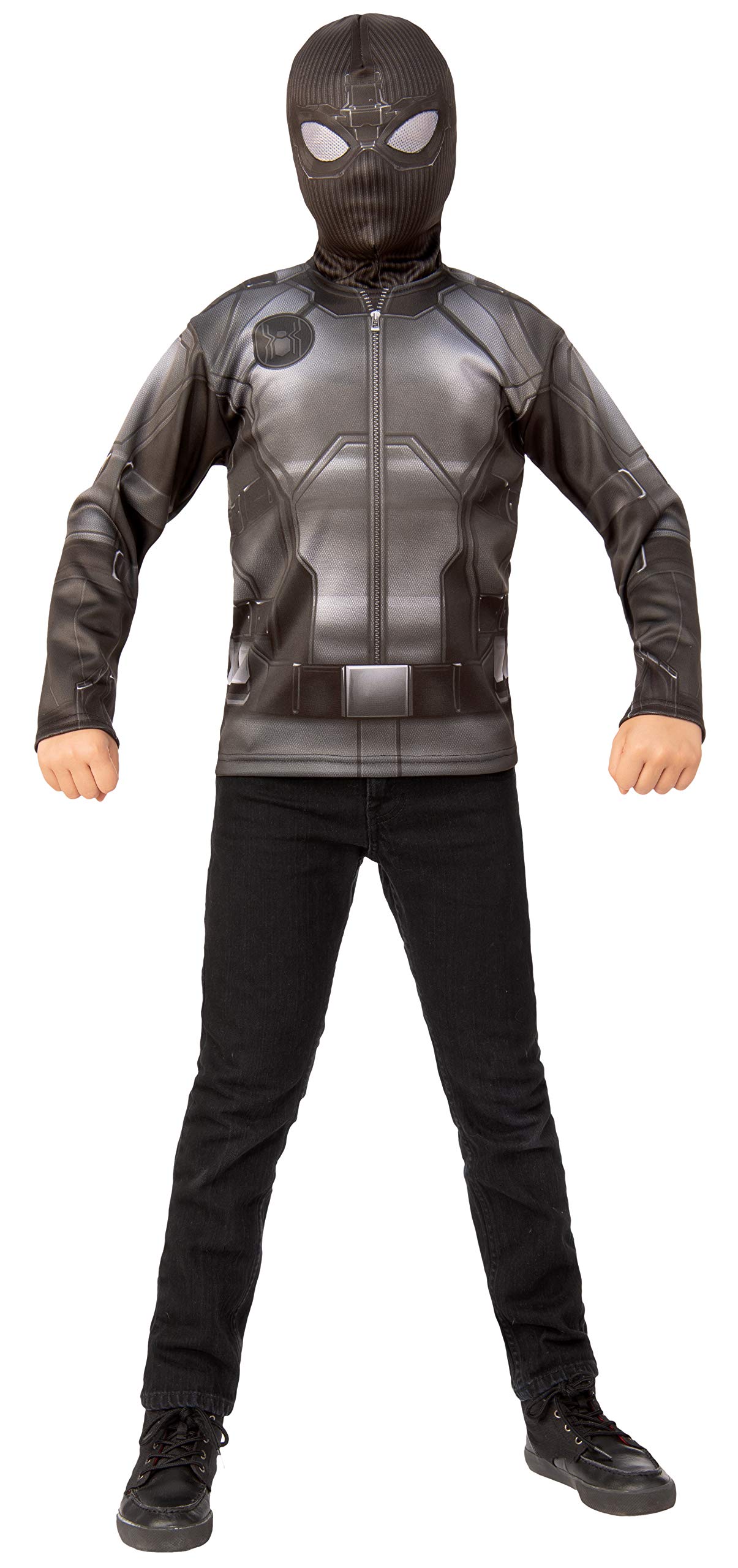 Marvel Spider-Man Far From Home Costume Set with Mask - Kids & Adults Superhero Cosplay Outfit for Halloween, Comic Con & Dress-Up Parties