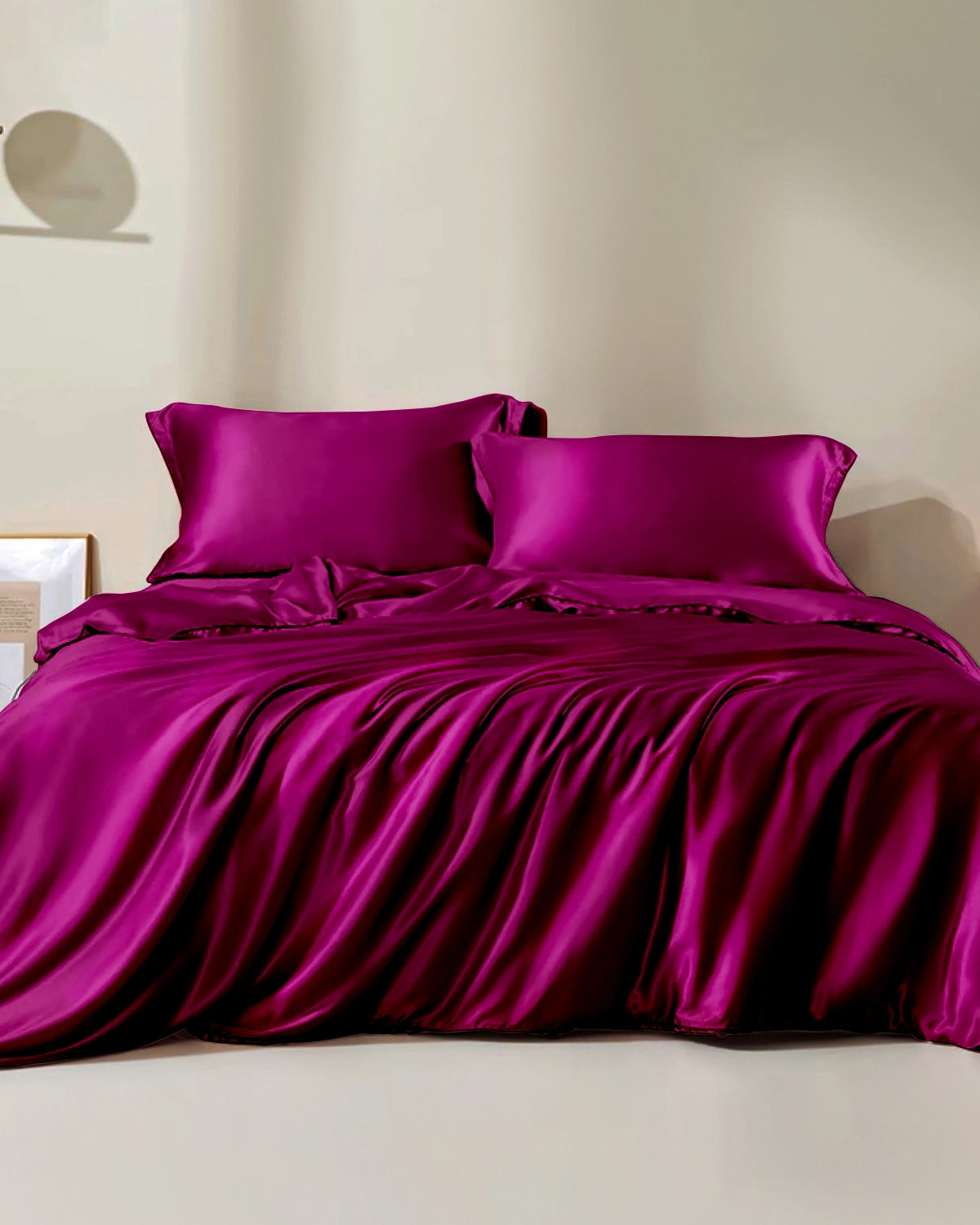 19 Momme 100% Mulberry Silk Duvet Cover - Queen Size Luxury Bedding Set for Temperature Regulation & Hypoallergenic Sleep | Perfect for Hot Sleepers & Allergy Sufferers