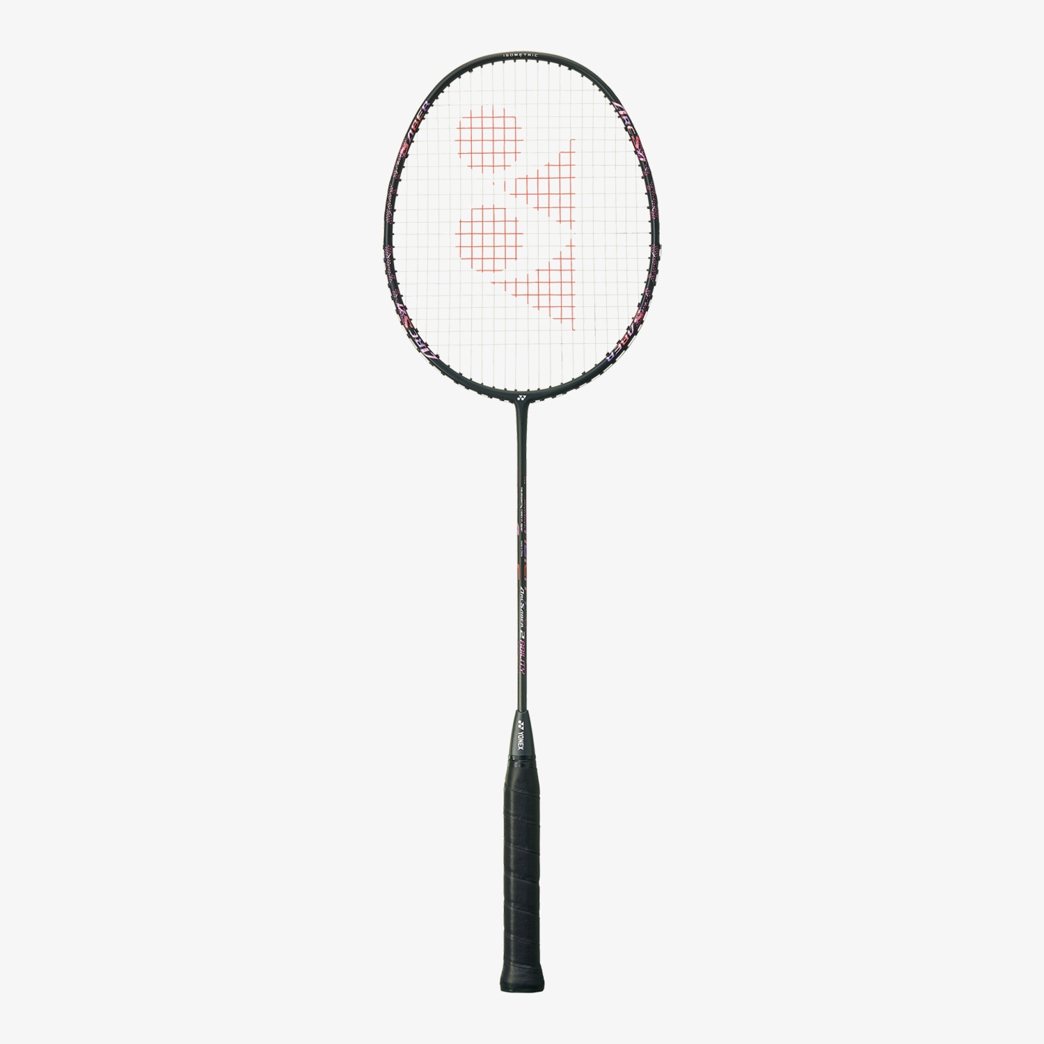 Yonex Arcsaber 2 Ability Badminton Racket (Black/Pink) - Pre-Strung with High Performance for Competitive Play & Training