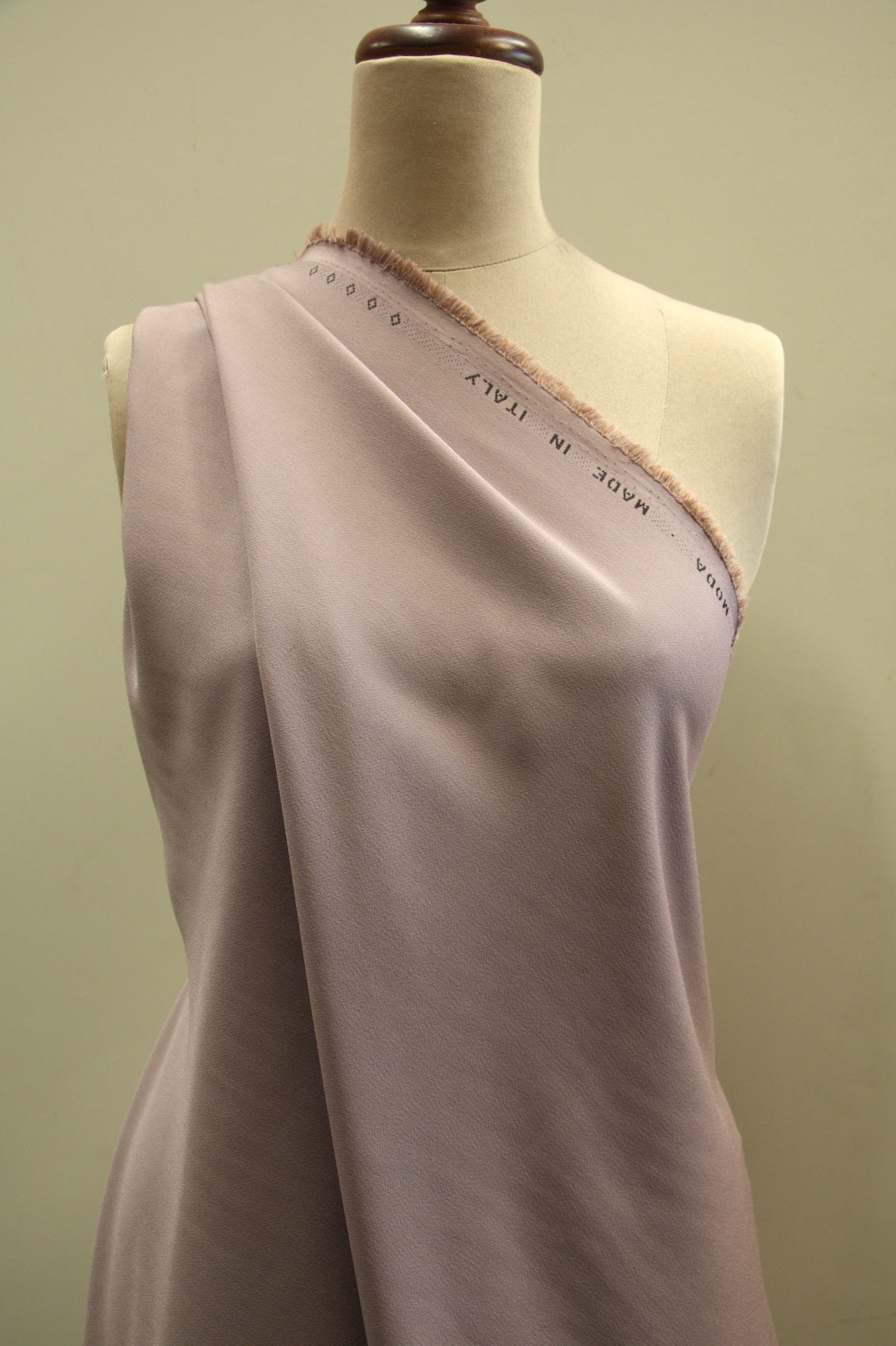 Cady Rossore Satin Backed Crepe Fabric - Premium Quality Dress Material for Evening Gowns, Bridal Wear & Formal Attire