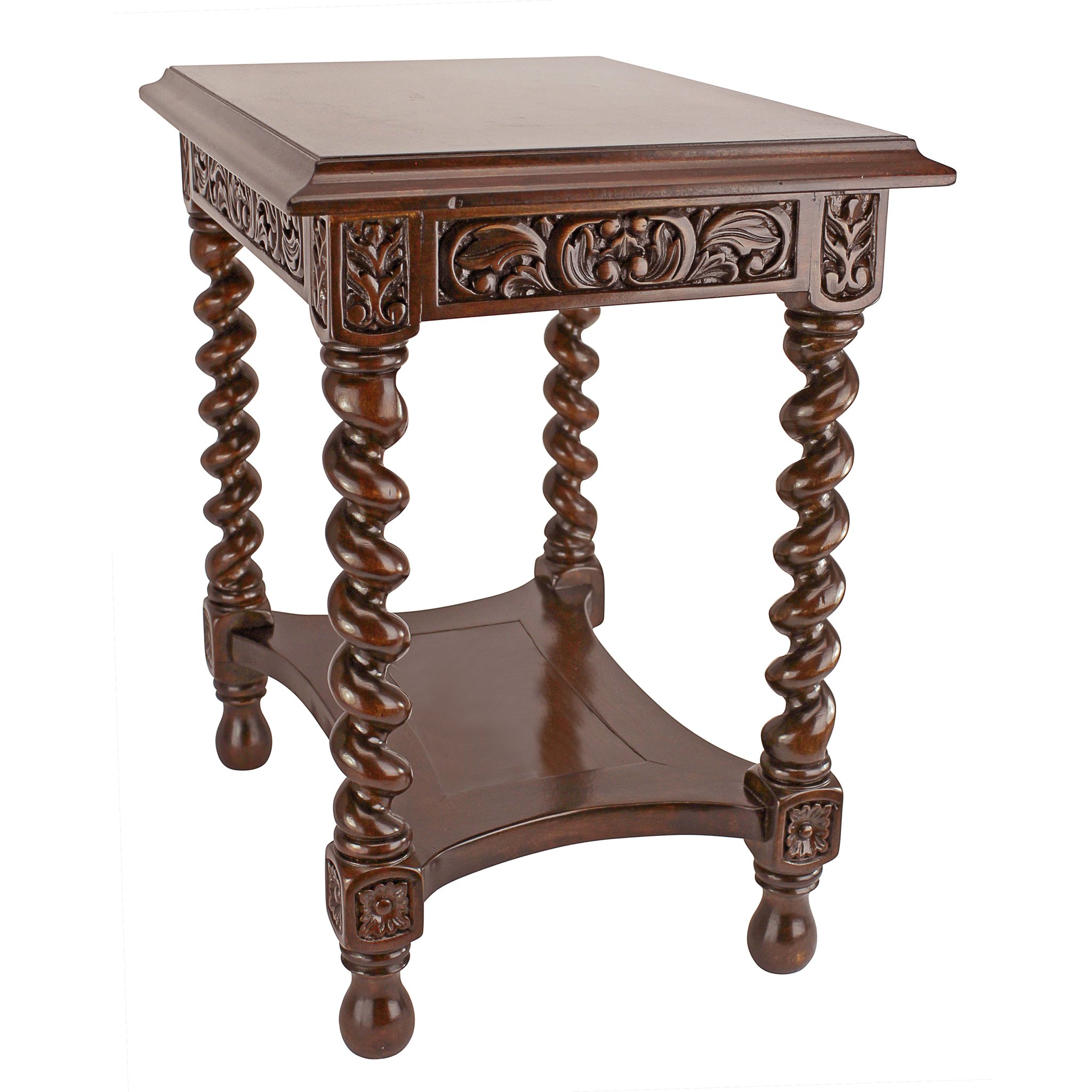 Design Toscano Camberwell Manor Medieval Petite Side Table - Gothic Style End Table for Living Room, Bedroom Decor - Perfect for Home, Office & Castle Themed Interiors