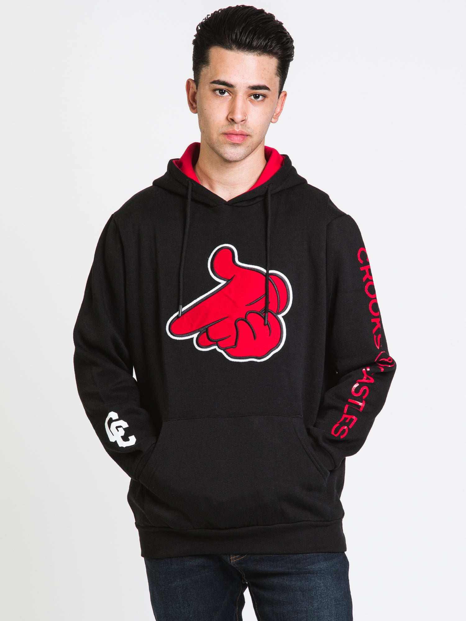 Crooks & Castles Air Gun Pullover Hoodie - Men's Streetwear Sweatshirt for Casual Wear & Urban Fashion | Clearance Sale