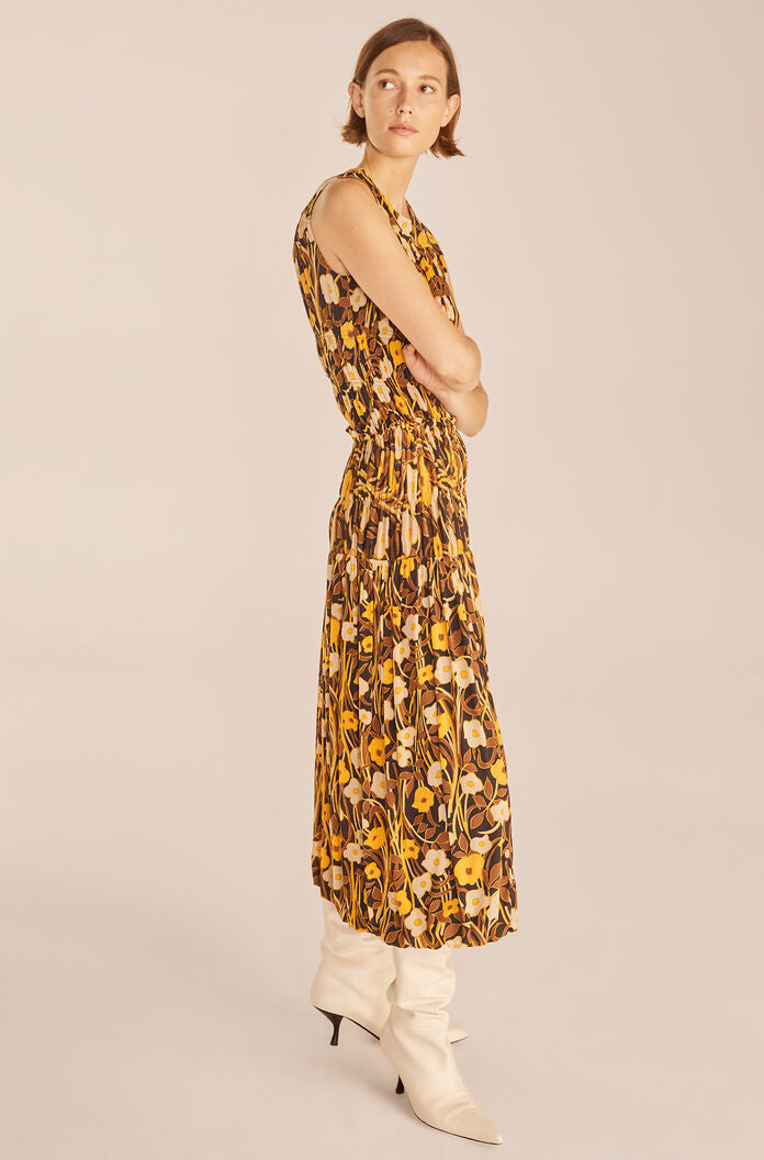 Daphne Fleur Mesh Skirt for Women - Elegant Floral Lace Layered Midi Skirt | Perfect for Weddings, Parties & Date Nights