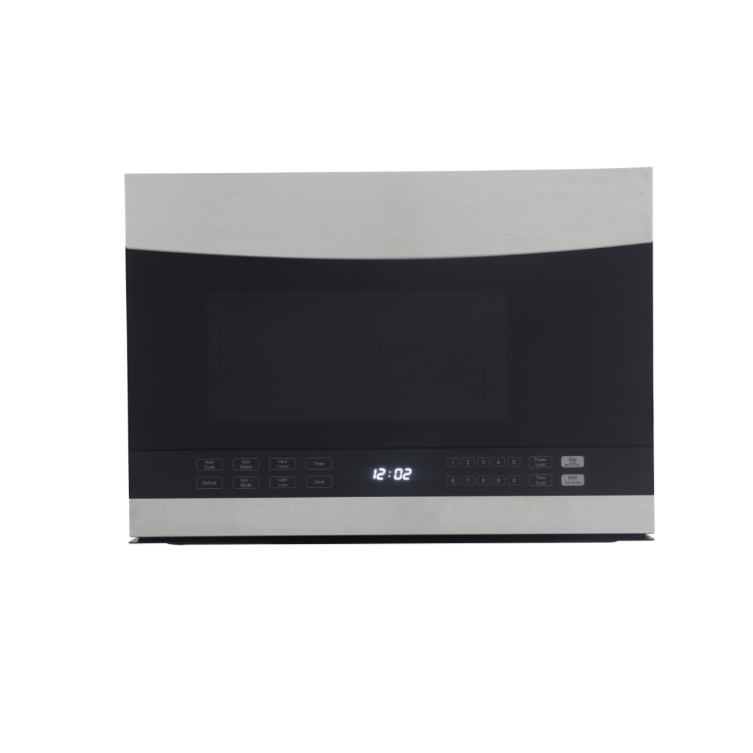 Avanti MOTR14K3SIS 1.4 Cu. Ft. Over-the-Range Microwave Oven - Built-in Ventilation, Space Saving Design for Kitchens & Small Apartments