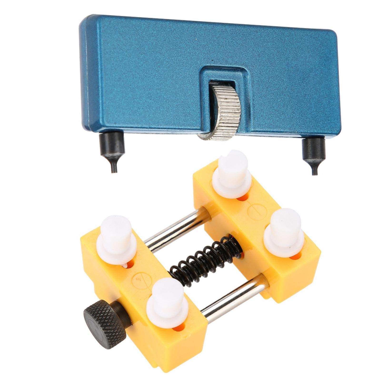 Professional Watch Case Opener Set - Durable Watch Repair Tool Kit with Fixing Base for Watchmakers & DIY Enthusiasts | Perfect for Watch Battery Replacement, Back Case Removal & Watchmaking Repairs