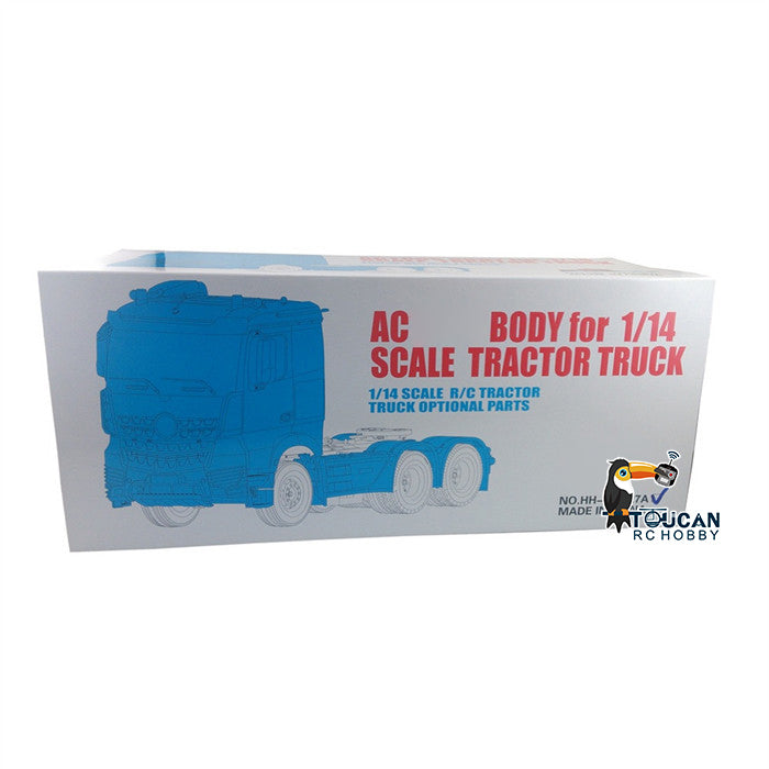1/14 TOUCANHOBBY Remote Control 2Axle 3Axle Tractor Truck Body Cabin Shell - Unassembled DIY Spare Parts for RC Car Model - Perfect for RC Enthusiasts & Hobbyists Building Custom Truck Models