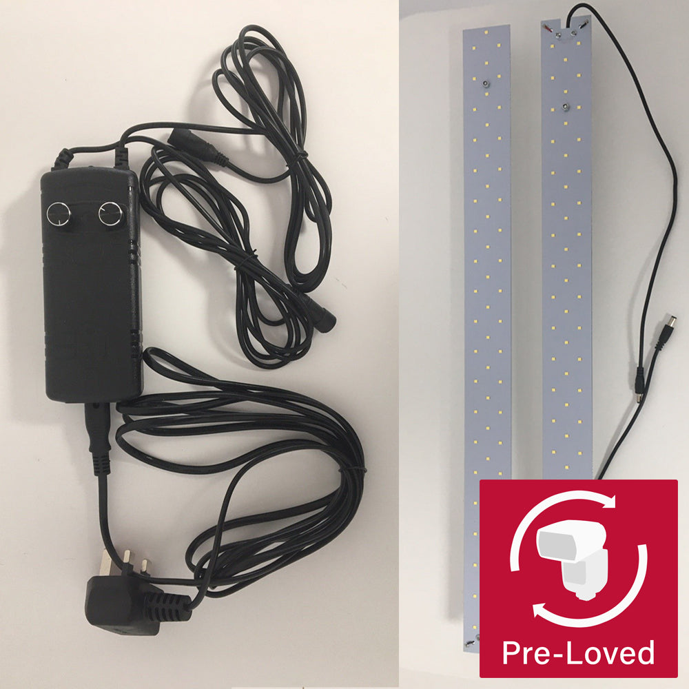 LED Light Strips & AC Adapters Replacement Kit for Photography Light Tent - Perfect for Product Photography, Video Lighting & DIY Projects (Model I 040102)
