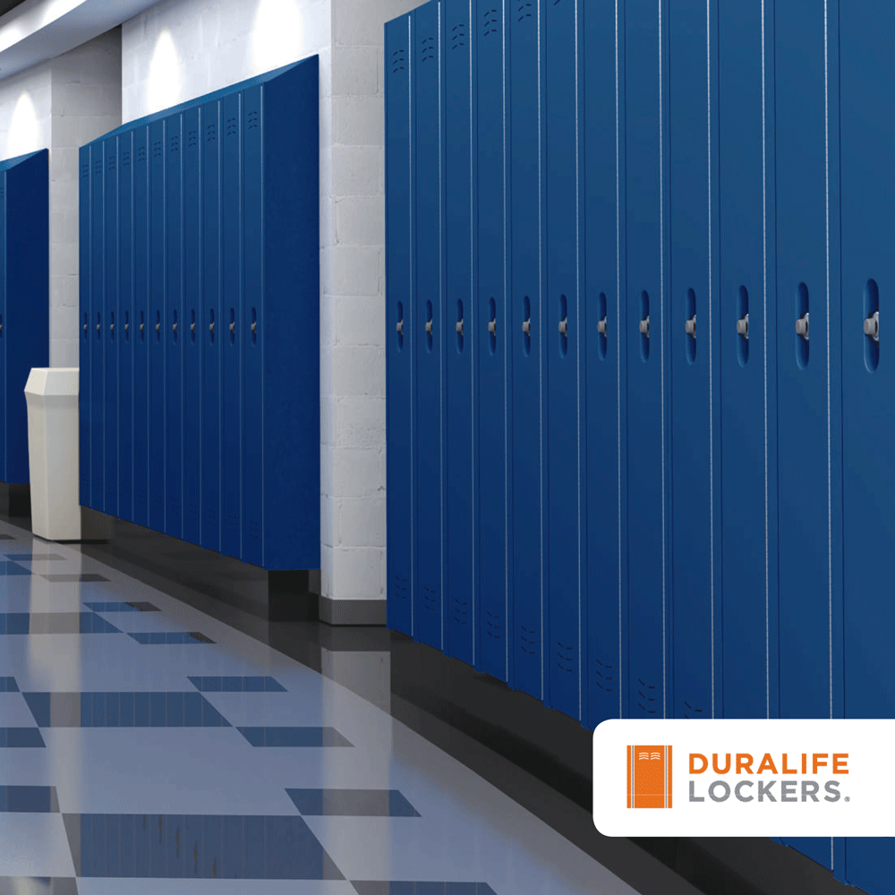 Durable Plastic Lockers by Scranton Products | Heavy-Duty Duralife Lockers for Schools, Gyms & Storage Rooms | Secure & Long-Lasting Storage Solution