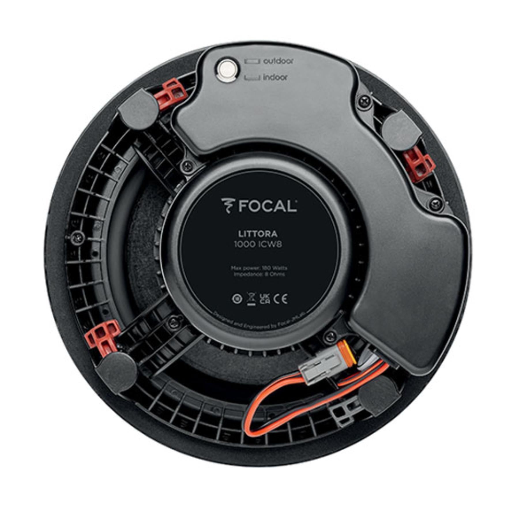 Focal Littora 1000 ICW8 8-Inch In-Wall/In-Ceiling 2-Way Speaker - High-Quality Sound for Home Theater & Outdoor Entertainment (Each)