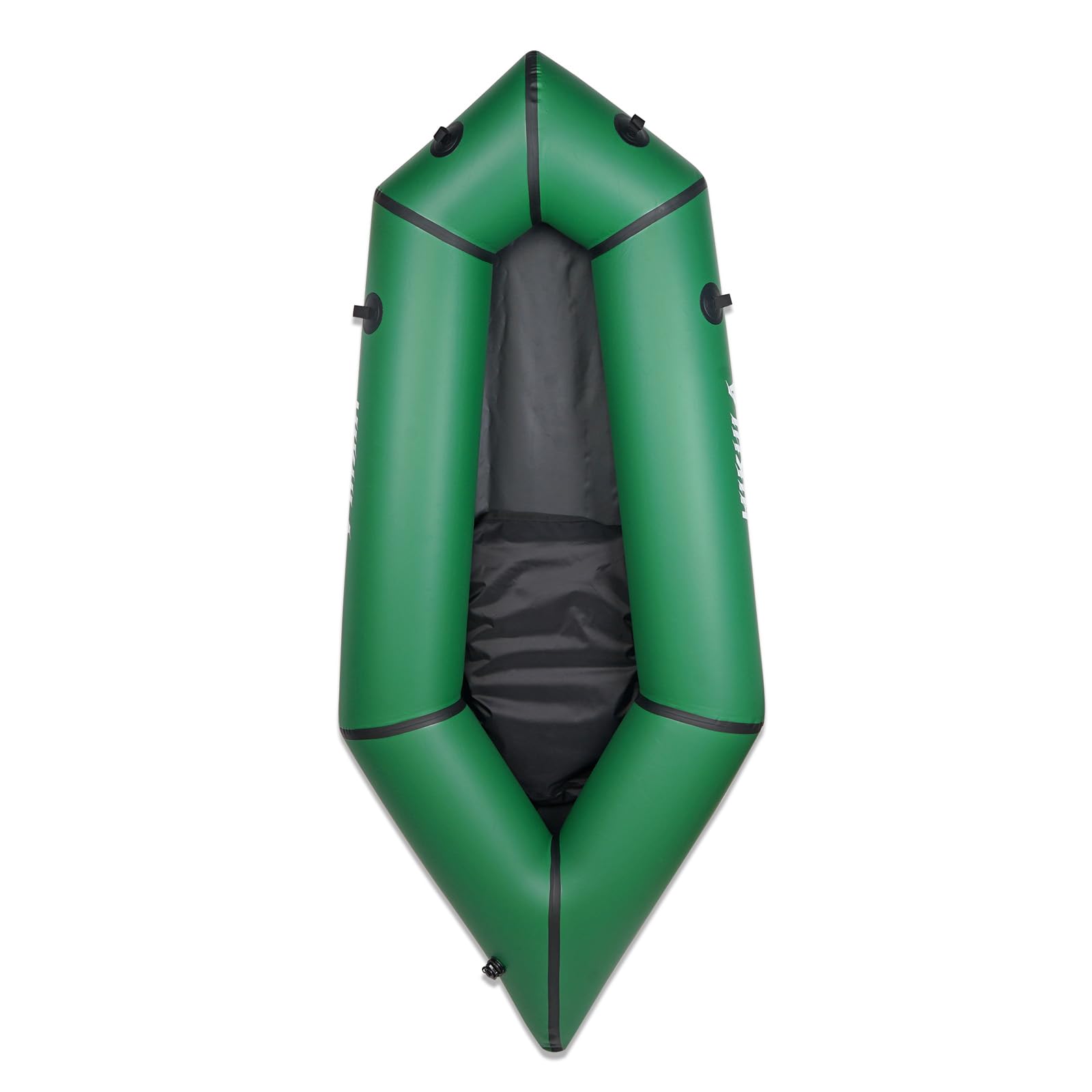 **TPU Inflatable Packraft Kayak - 1 Person Lightweight Pack Raft for Adults & Kids, Portable Dinghy with Soft Seat for Fishing, Adventure & Flat Water Rafting | Easy Rapid Inflation for Camping, Hiking & Outdoor Exploration**