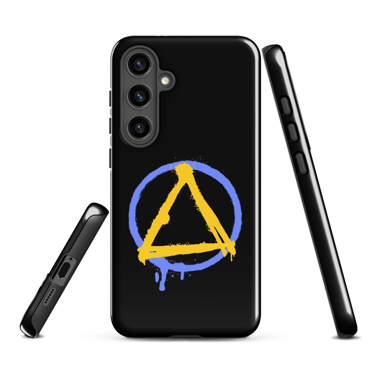 Sober Symbol Rugged Protective Case for Samsung Galaxy - Shockproof & Durable Phone Cover for Outdoor, Work & Daily Use
