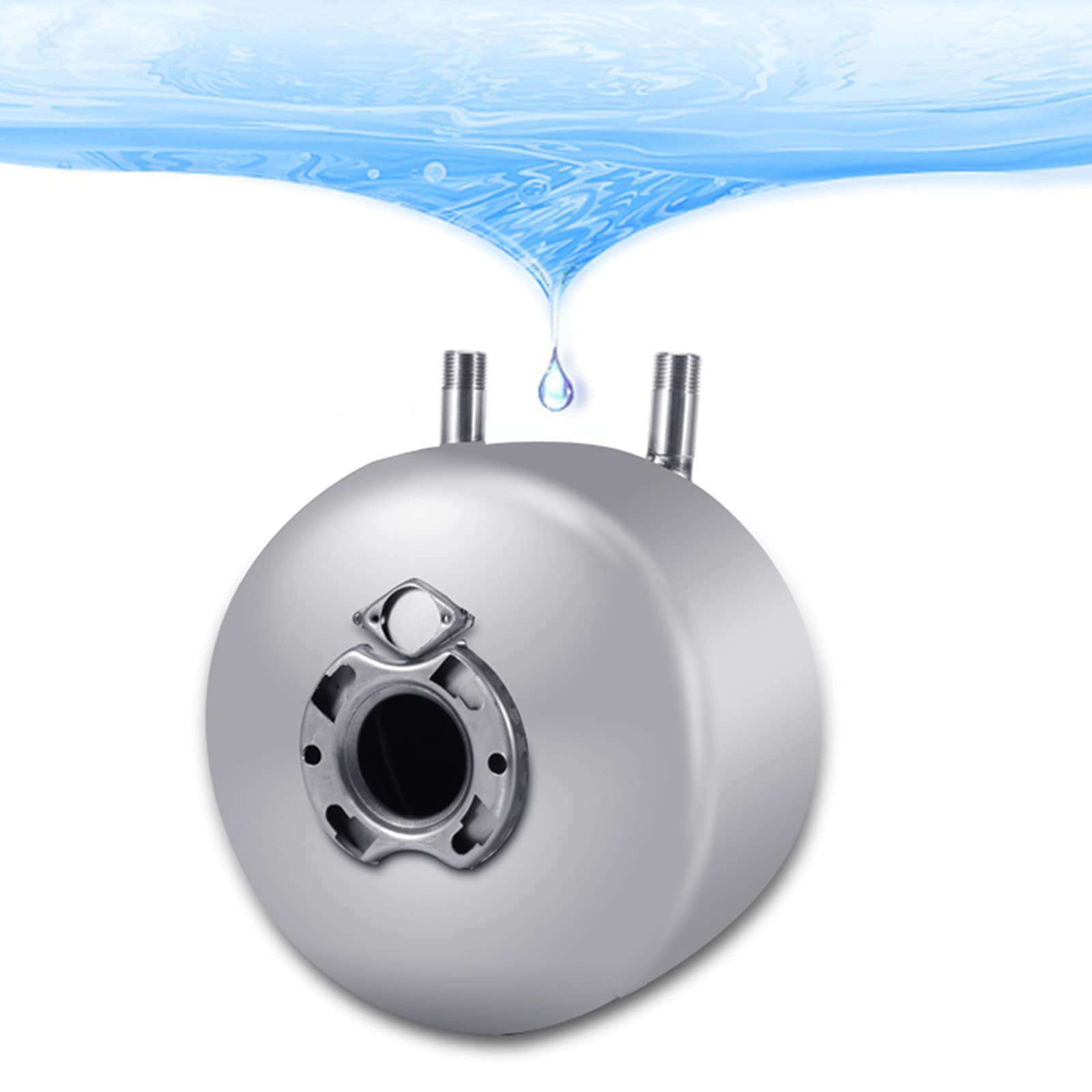 8L Electric Mini-Tank Water Heater 110V 1500W, Instant Hot Water Dispenser for Kitchen Sink, IPX4 Waterproof, White - Perfect for Hand Washing, Dish Cleaning & Small Household Hot Water Needs