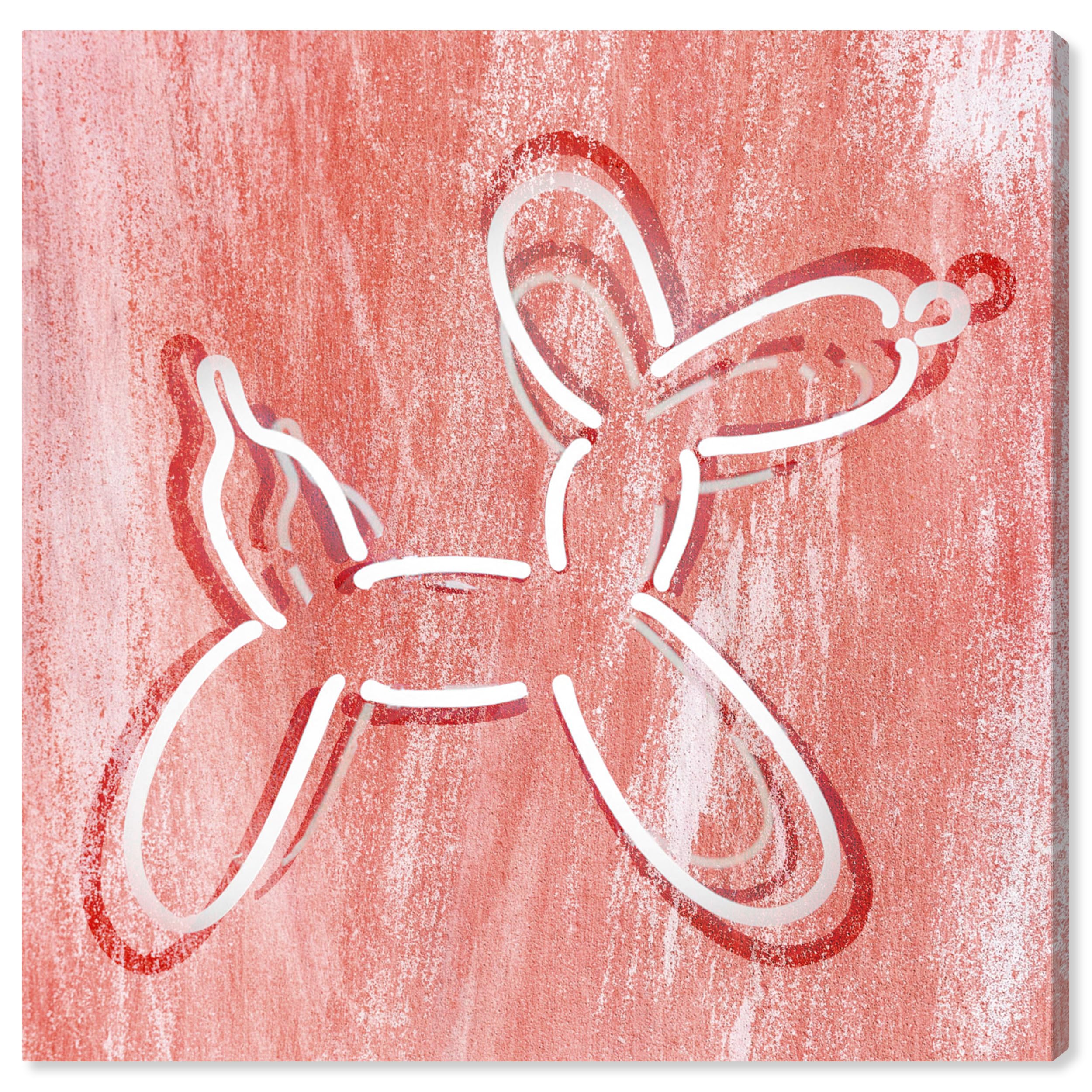 Balloon Dog Wall Art Canvas Print - 12