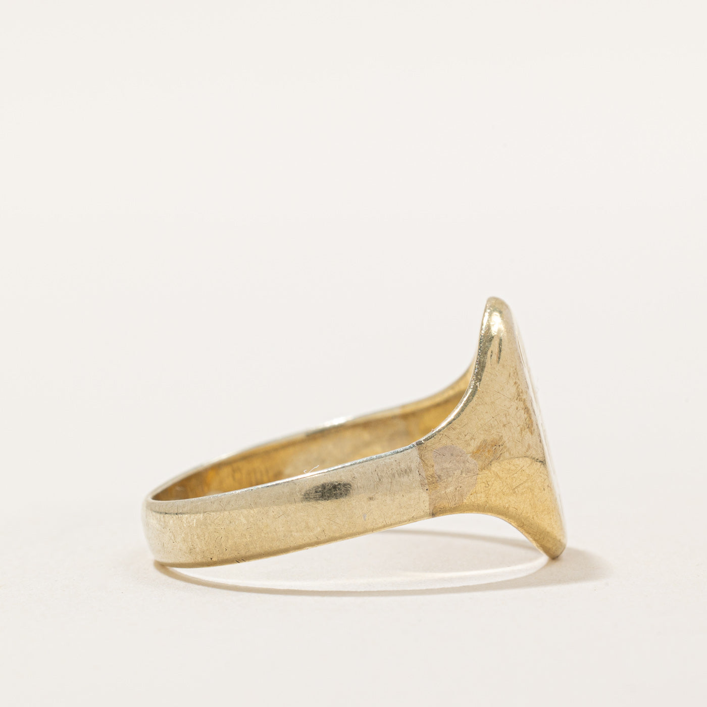 WBP Initialed Ring for Women - Size 9.75, Personalized Name Ring, Sterling Silver or Gold Plated, Minimalist Dainty Jewelry Gift for Her - Perfect for Anniversary, Birthday, Valentine's Day & Everyday Wear