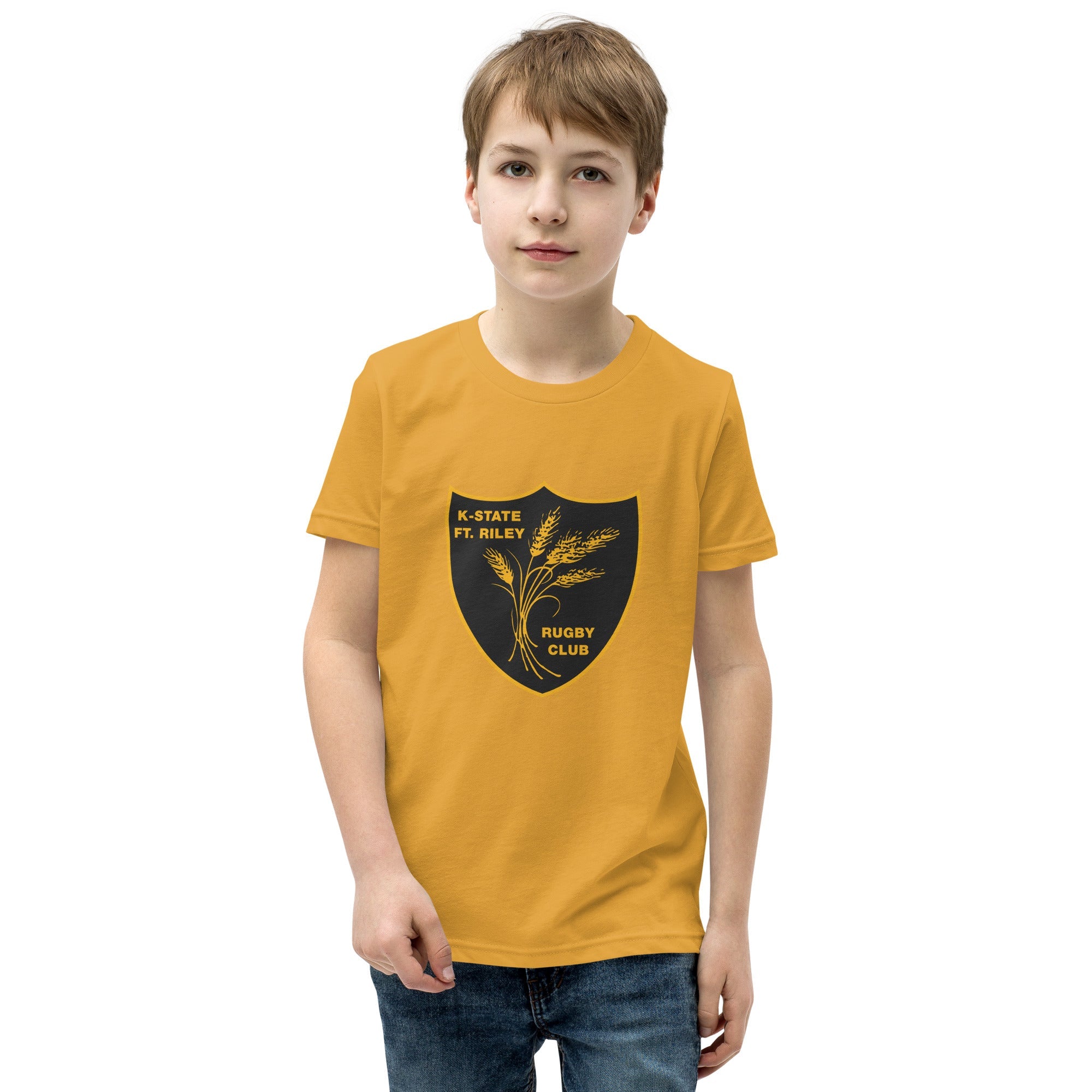 KSUFR Youth Rugby T-Shirt - Comfortable & Stylish Rugby Social Tee for Boys & Girls - Perfect for Games, Training & Casual Wear