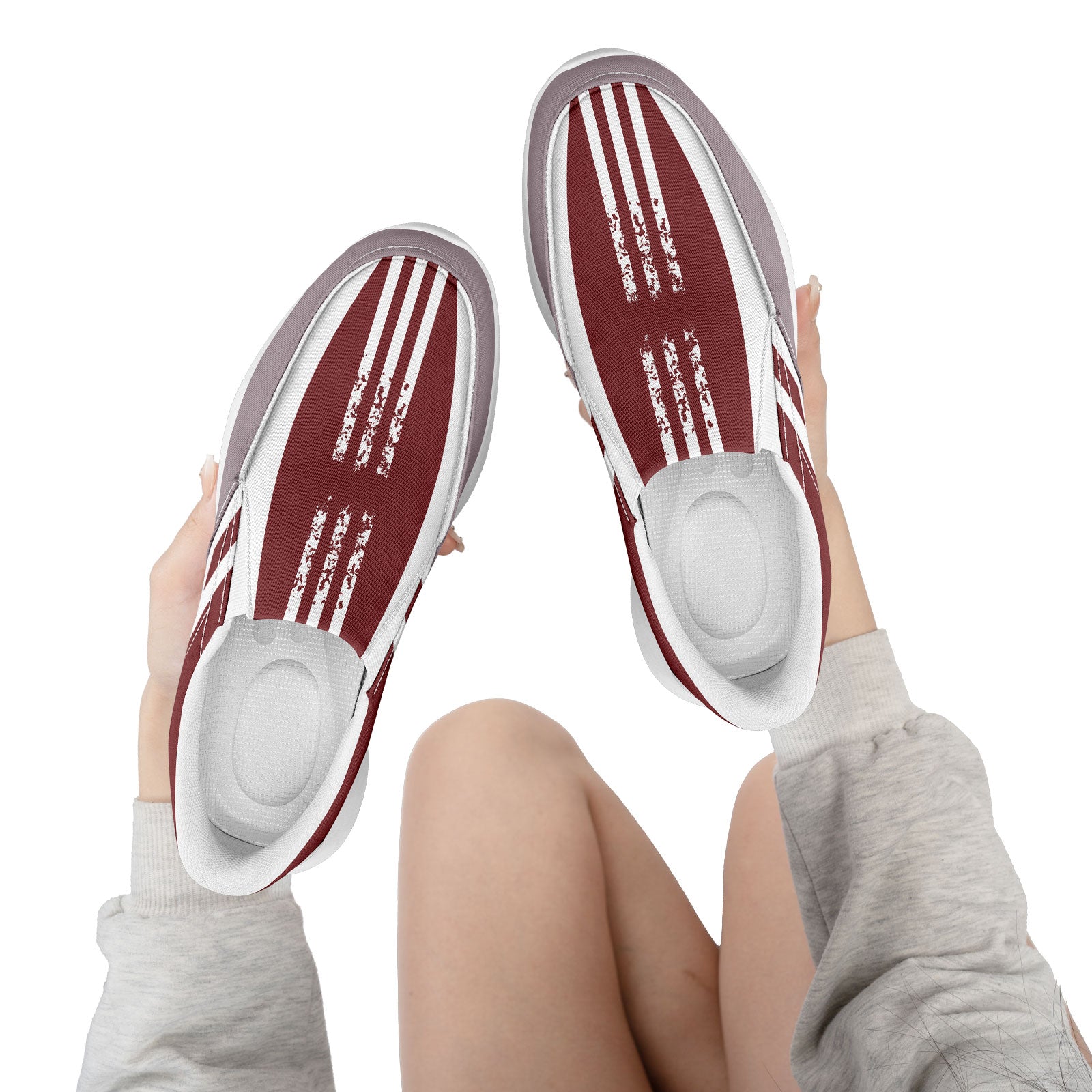 Custom Corporate Sneakers - Slip On Personalized Business Shoes for Men & Women - FN067 E023045 - Perfect for Office, Casual Wear & Corporate Gifts
