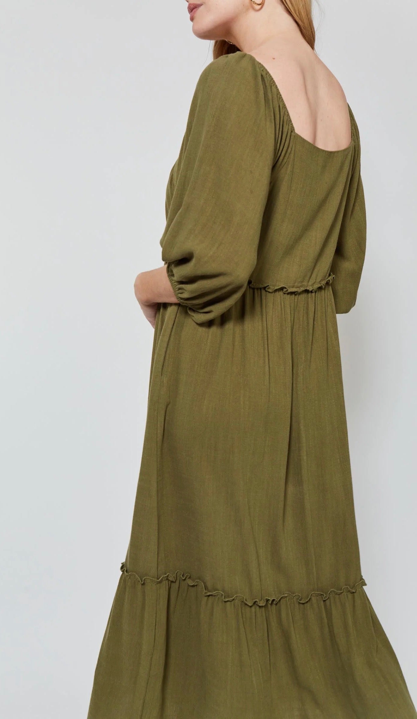 Vera Tiered Maxi Dress - Flowy Long Summer Dress for Women, Boho Chic Style, Perfect for Beach Vacations, Weddings & Outdoor Parties