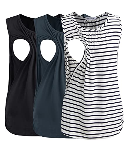 Black-dark Grey-white Stripe(3 Packs)