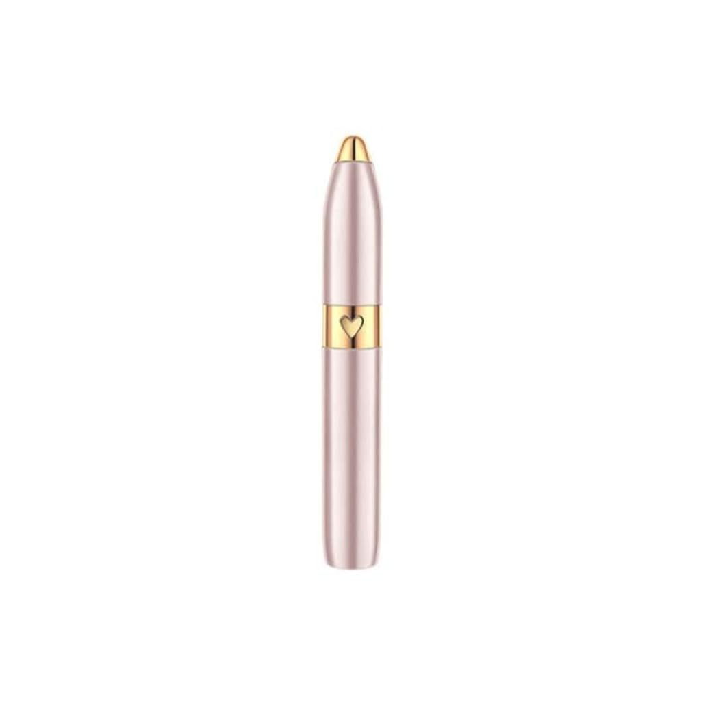 Mini Electric Eyebrow Trimmer Pen - Painless Facial Hair Remover for Women & Men, Rechargeable & Waterproof, Rose Gold | Perfect for Travel, Home Use & Gifts