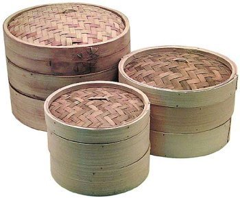 14 Inch Bamboo Steamer Basket - Traditional Asian Cooking Tool for Dumplings, Buns & Dim Sum - Perfect for Steaming Vegetables, Seafood & Healthy Meals
