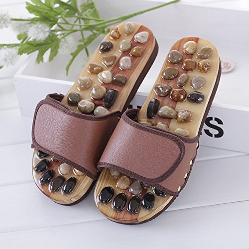 Waterproof Magnetic Therapy Slippers for Men - Comfortable & Non-Slip Indoor/Outdoor House Shoes - US Size 8.5 - Ideal for Relaxation, Foot Pain Relief & Home Use