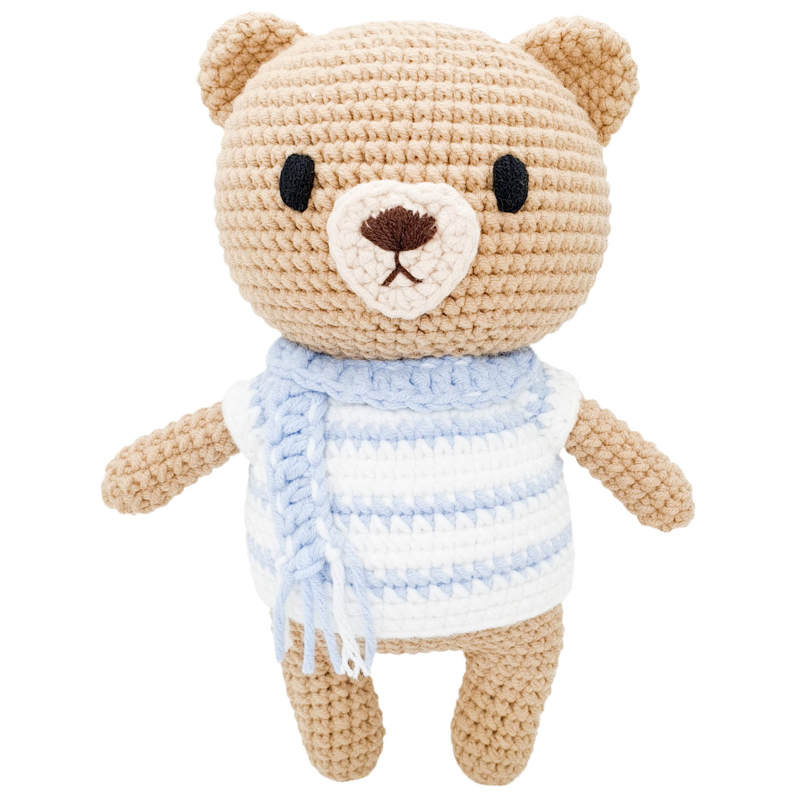 Handmade Crochet Bear Toy - 7.5