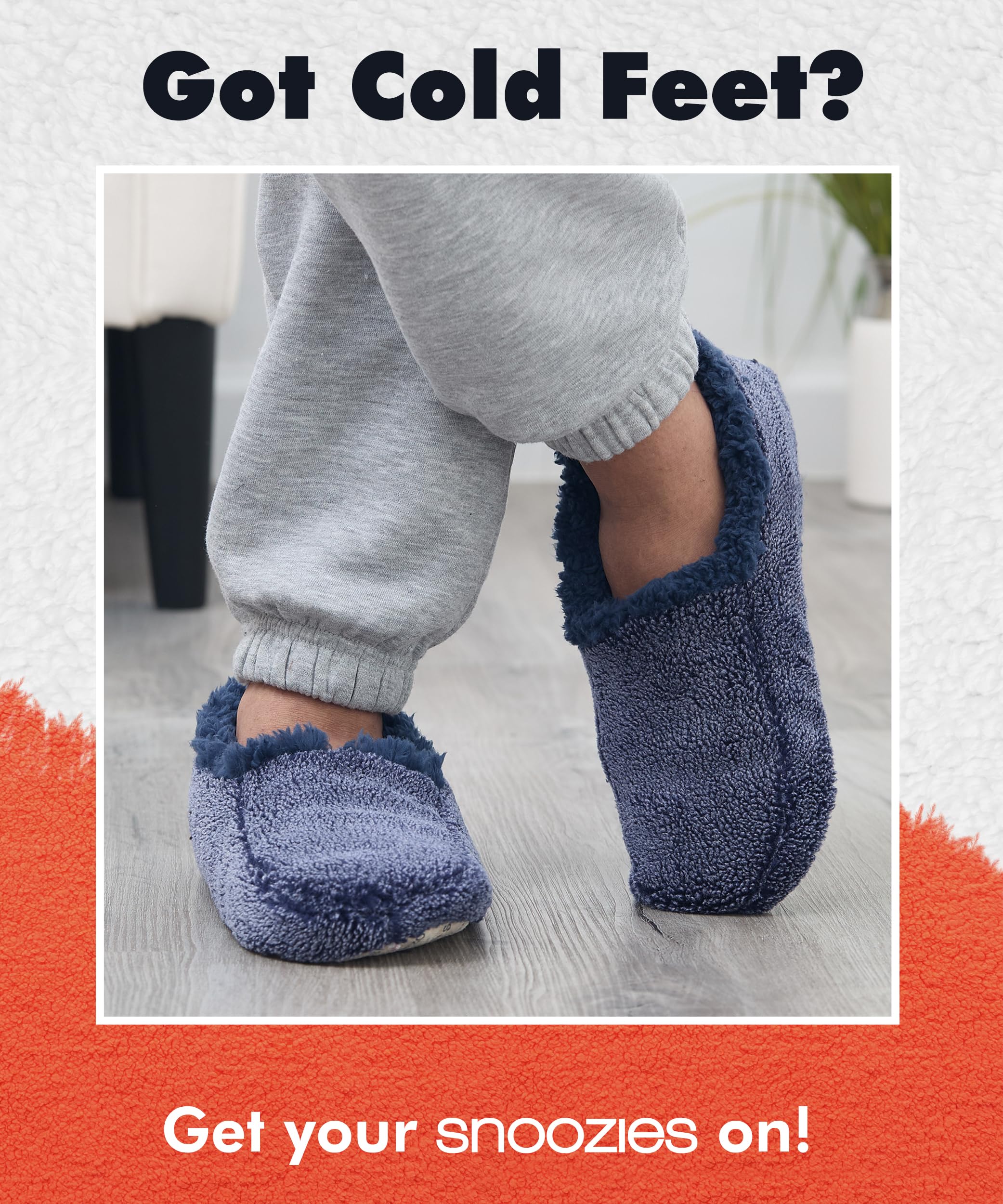 Men's Two-Tone Fleece Lined Slippers - Ultra Soft & Comfortable House Shoes for Men - Cozy Indoor/Outdoor Slippers for Winter, Lounge & Relaxation