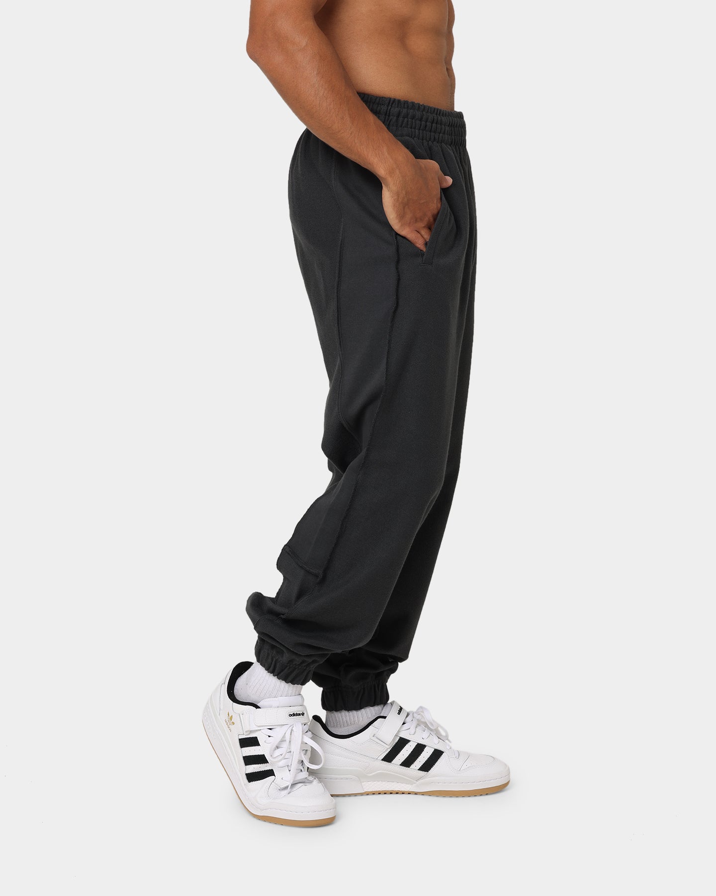 Adidas Loopback Sweatpants for Men & Women - Carbon Gray Comfortable Jogger Pants for Running, Gym, Lounge & Casual Wear