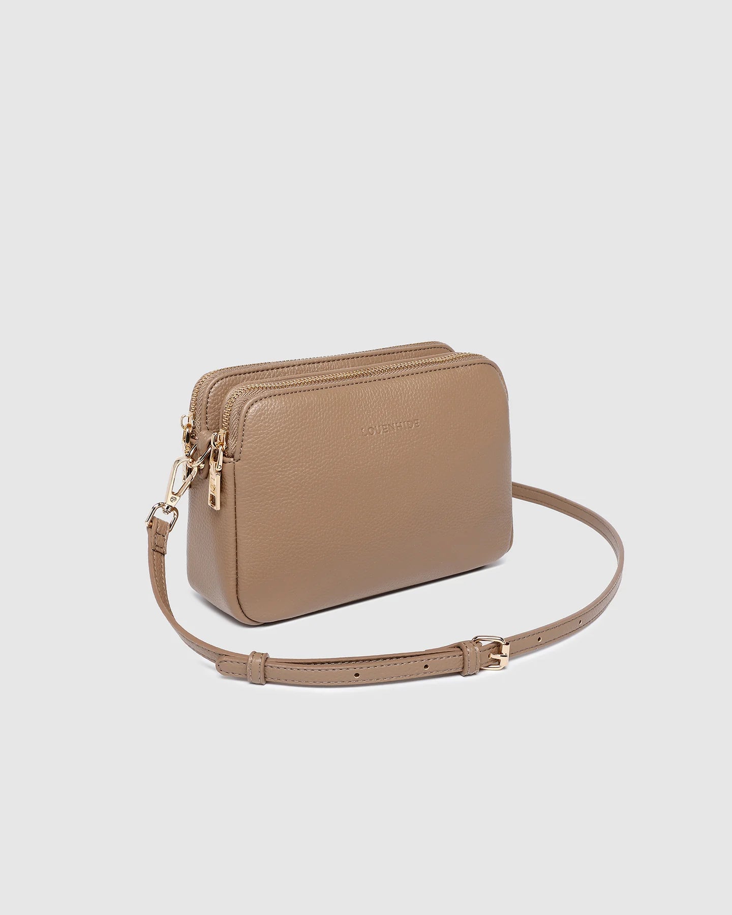 Louenhide Elle Crossbody Bag in Coffee - Stylish & Compact Purse for Women, Perfect for Work, Travel & Everyday Use