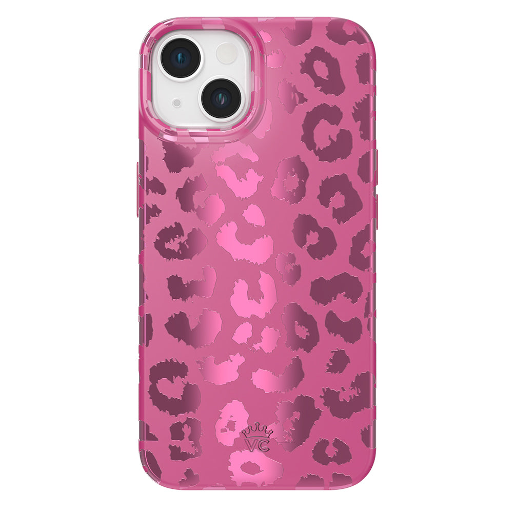 Pink Ruby Leopard iPhone Case - Stylish Protective Cover for iPhone [Model Numbers] - Perfect for Everyday Use, Travel & Fashion Accessories
