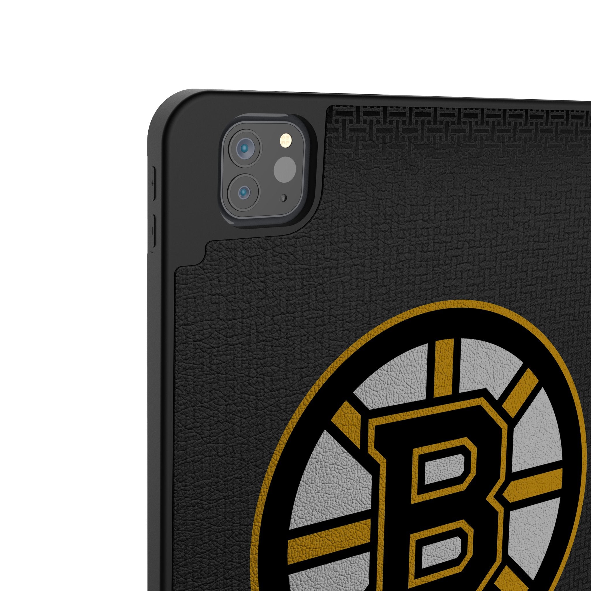Boston Bruins Themed Linen Tablet Case for Apple iPad - Protective & Stylish Cover for Home, Office & Travel Use
