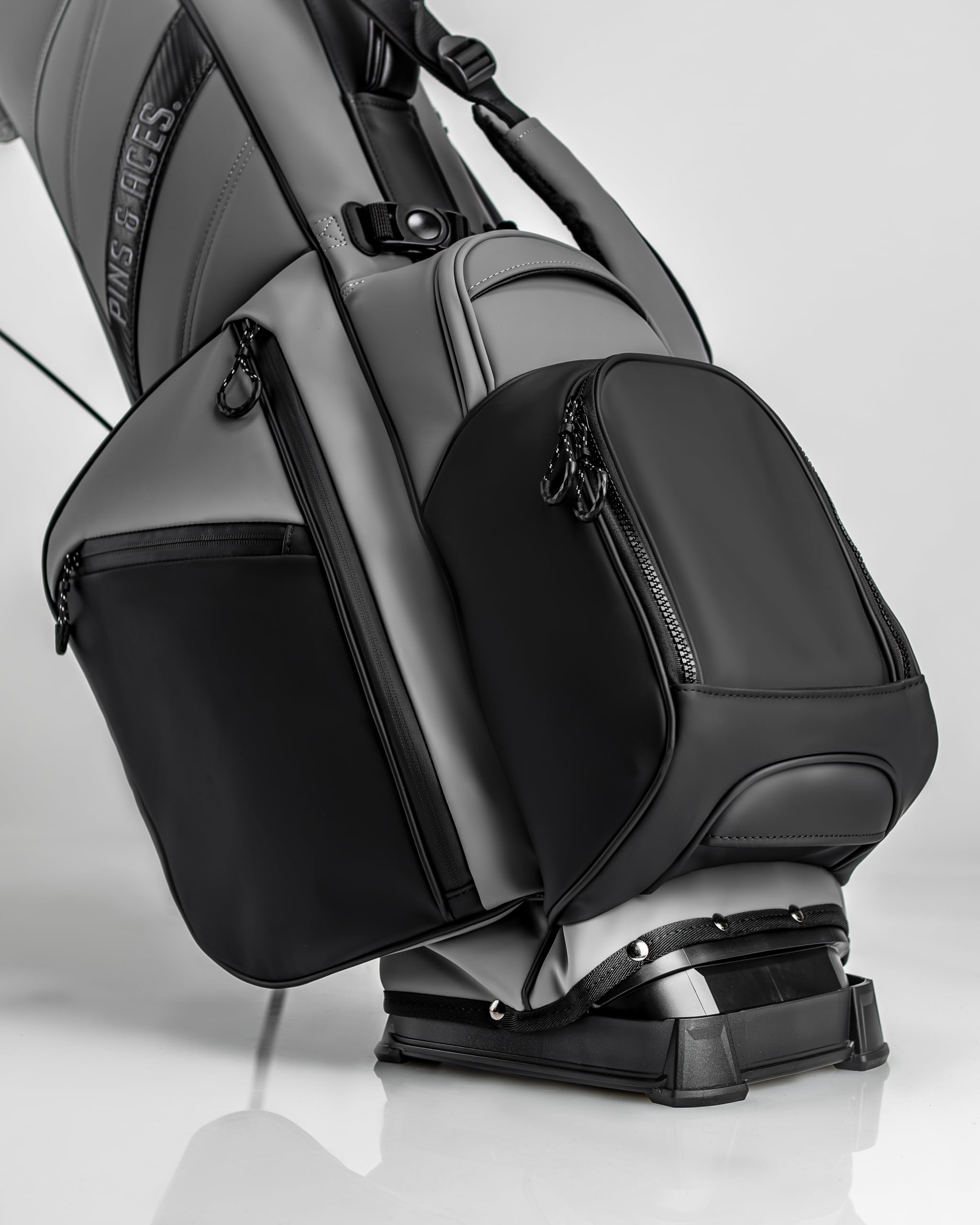 Pins & Aces Premium Lightweight Stand Golf Bag - Velvet-Lined 5-Way Club Divider System - Perfect for Tournaments & Practice Rounds