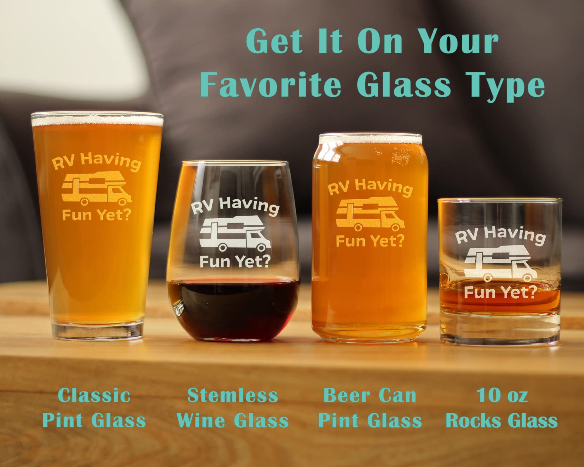Bevvee RV Having Fun Yet Wine Tumbler with Sliding Lid - 14oz Stemless Stainless Steel Insulated Cup - Rose Gold Camping Mug for Outdoor, Travel & Picnic - Perfect for Wine, Cocktails & Cold Beverages
