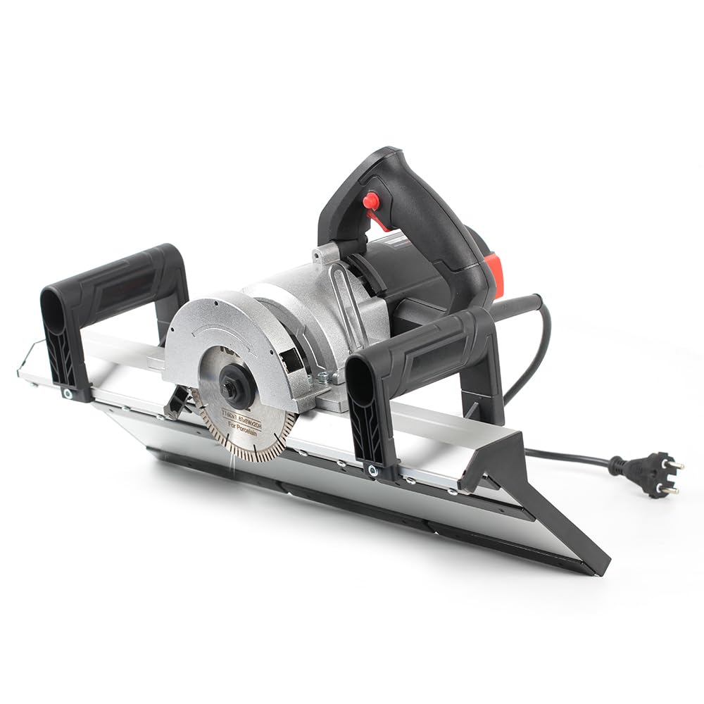 Raizi Bevelo™ Electric Tile Bevel Cutter with Diamond Saw Blade - 45 Degree Chamfering Tool for Ceramic, Porcelain & Stone Tiles - Perfect for DIY Home Renovation, Bathroom Remodeling & Professional Tile Installation
