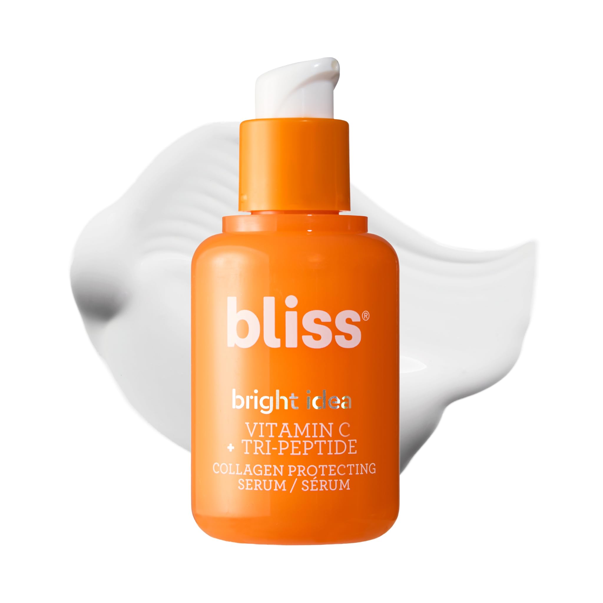 Bliss Clear Genius Clarifying Toner & Bright Idea Vitamin C Serum - Vegan, Cruelty-Free Skincare for Acne-Prone Skin - Tri-Peptide Collagen Booster for Glowing Complexion | Perfect for Daily Skincare Routine & Nighttime Treatment